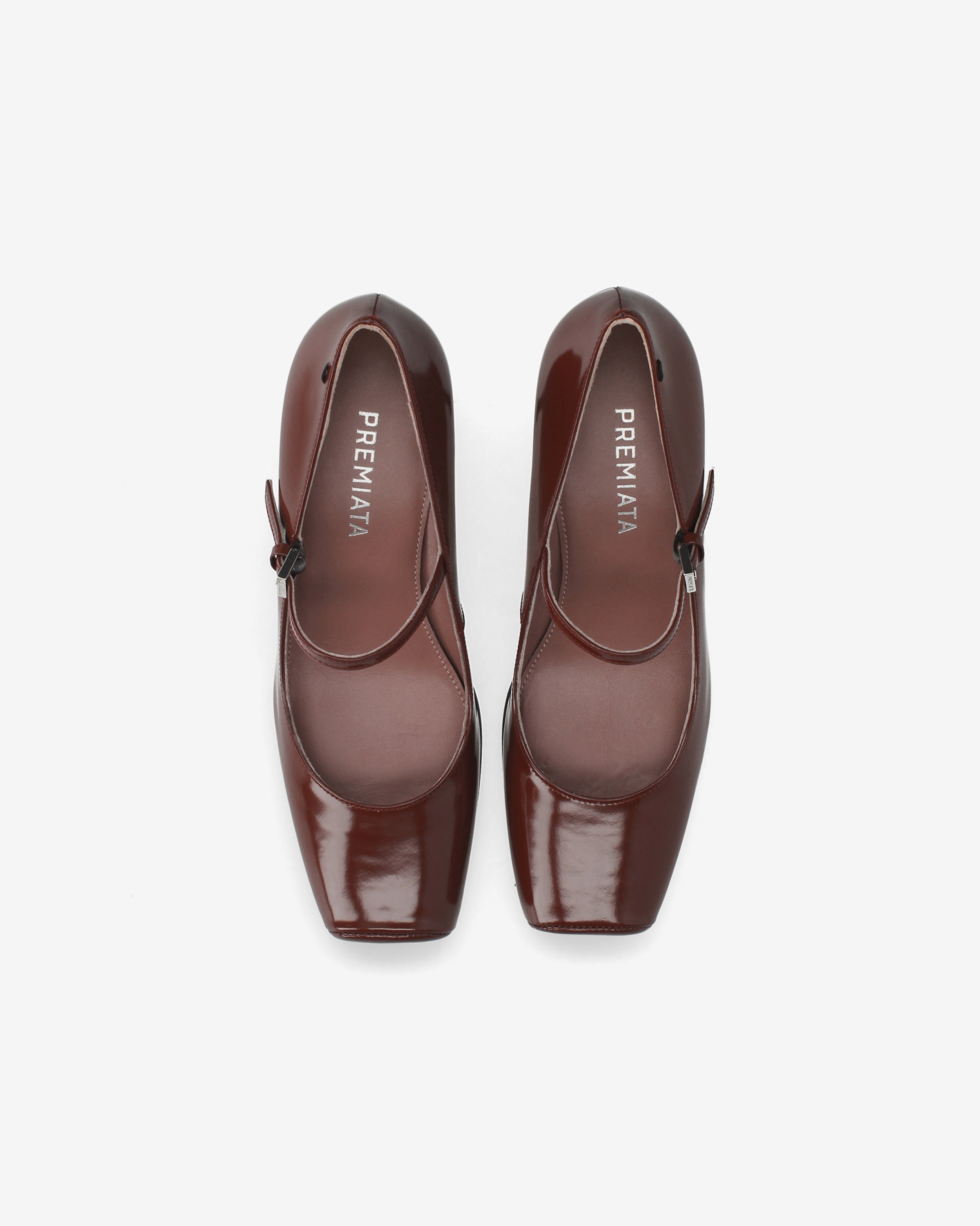 Premiata Pumps & Flats Mary Janes babies cuir bordeaux talon