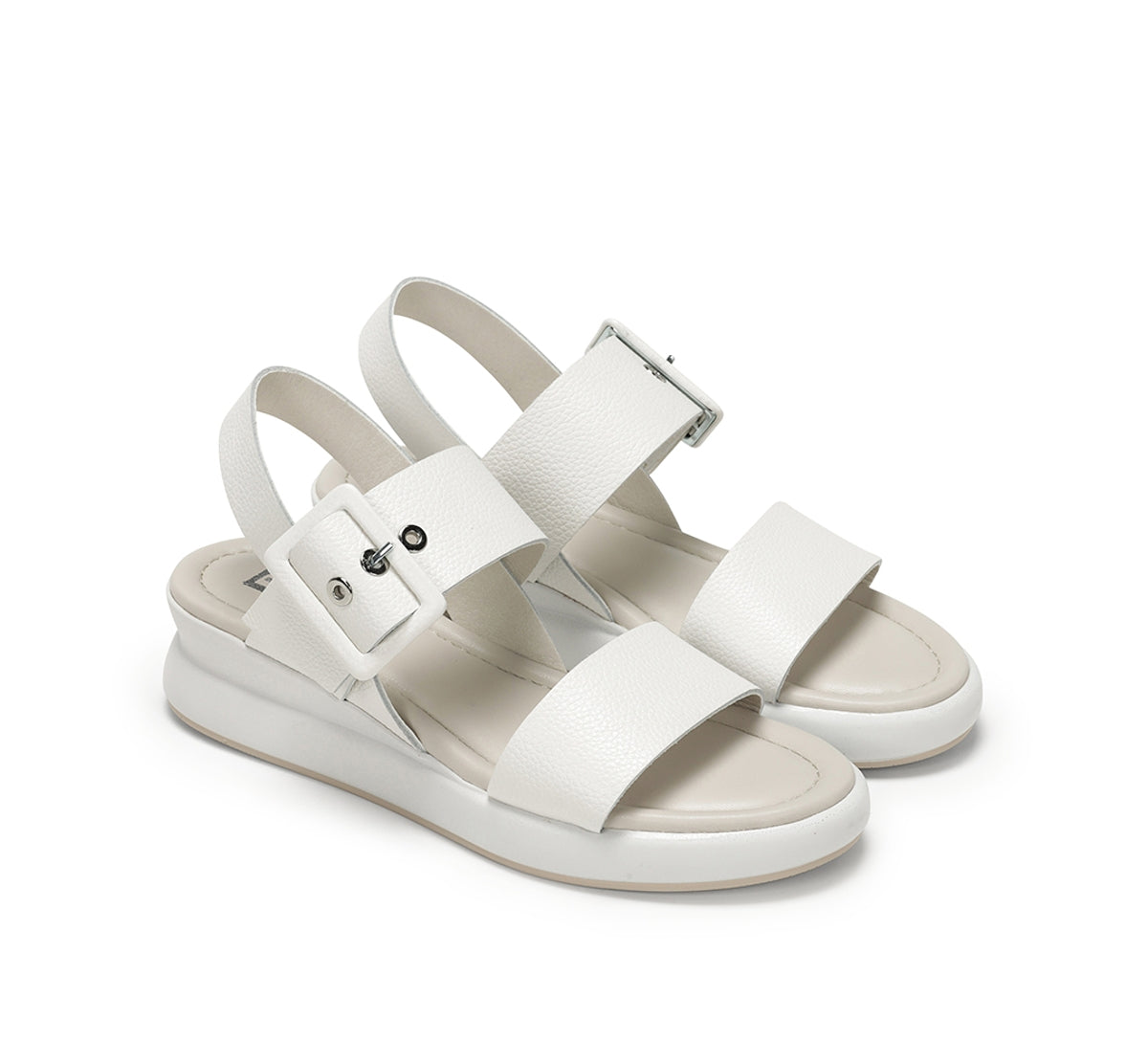 Dorking Slam D9088 Sandales Femme Blanc Boucles