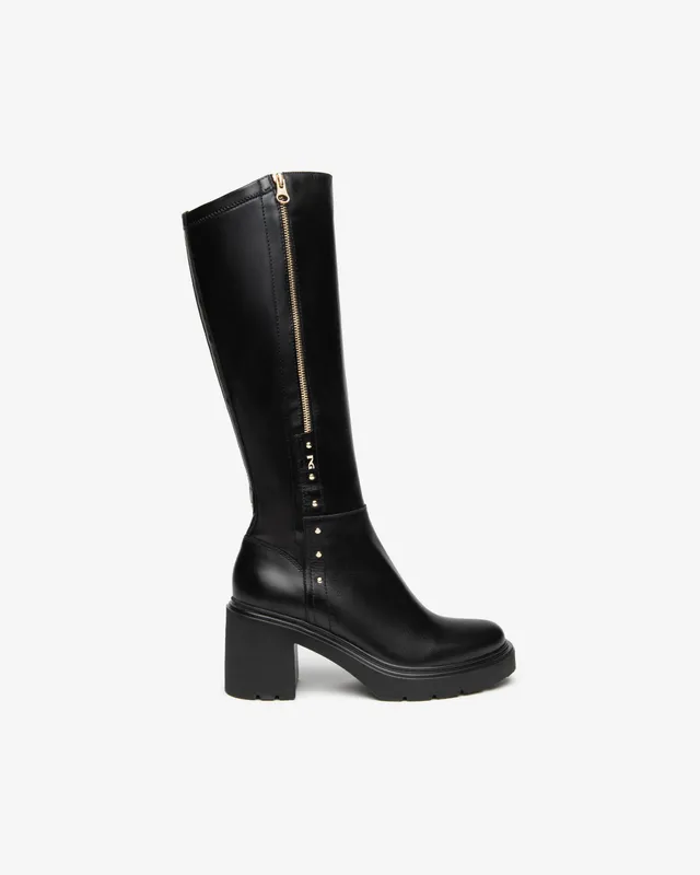 Nero Giardini Boots bottes cuir femme talon 85 mm