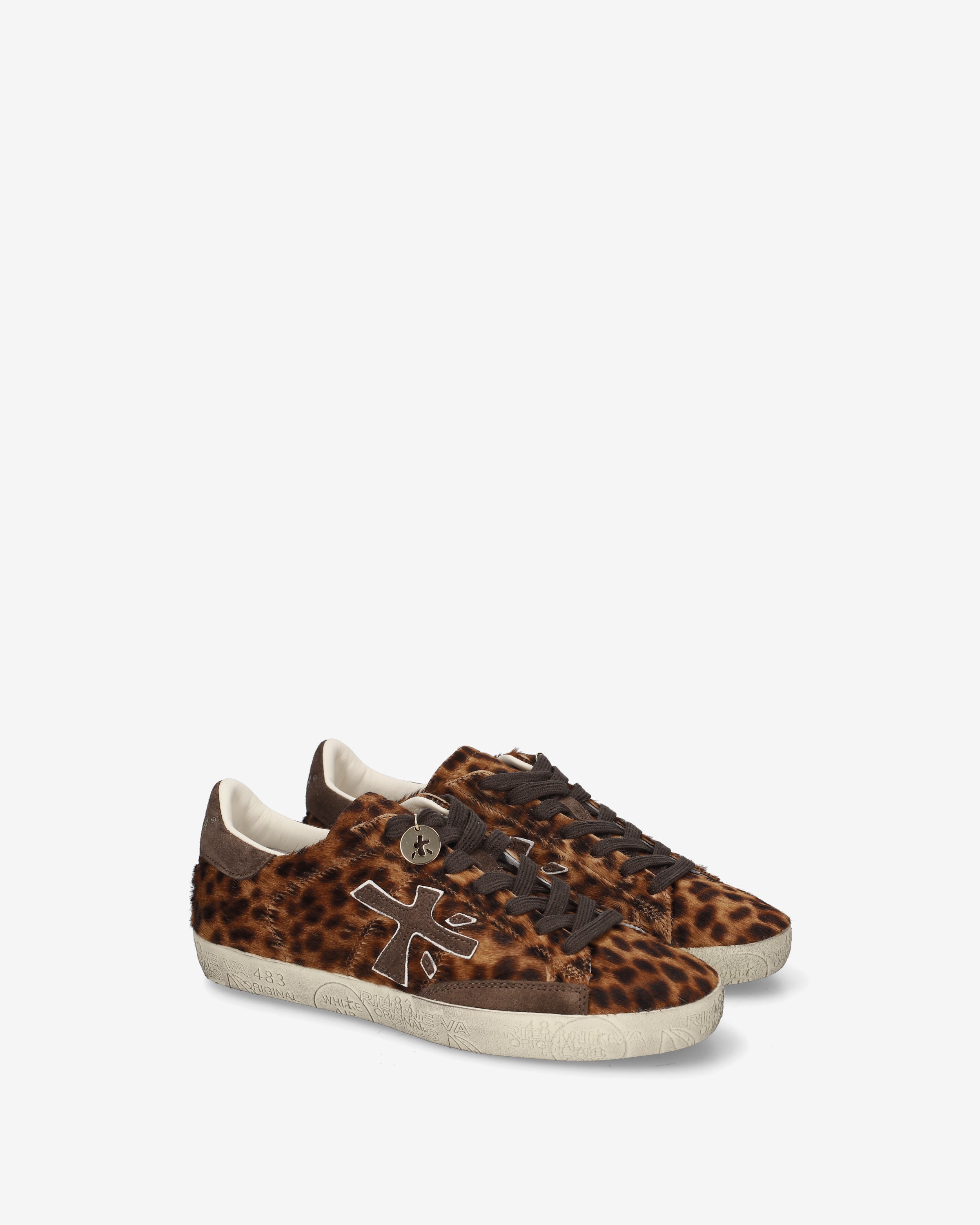 Premiata Stevend 8711 sneakers léopard marron femme