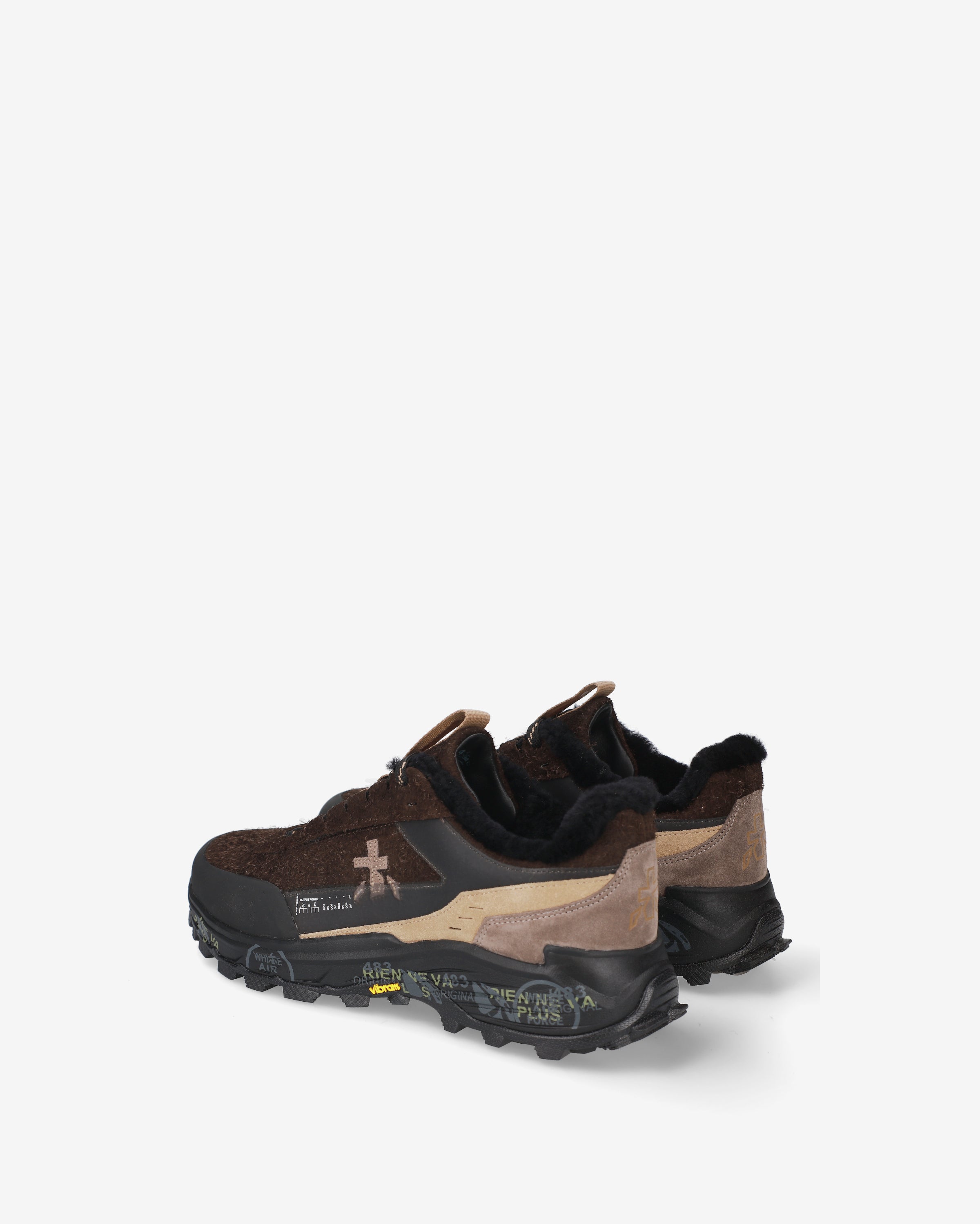 Premiata Devin 500M baskets marron foncé Vibram
