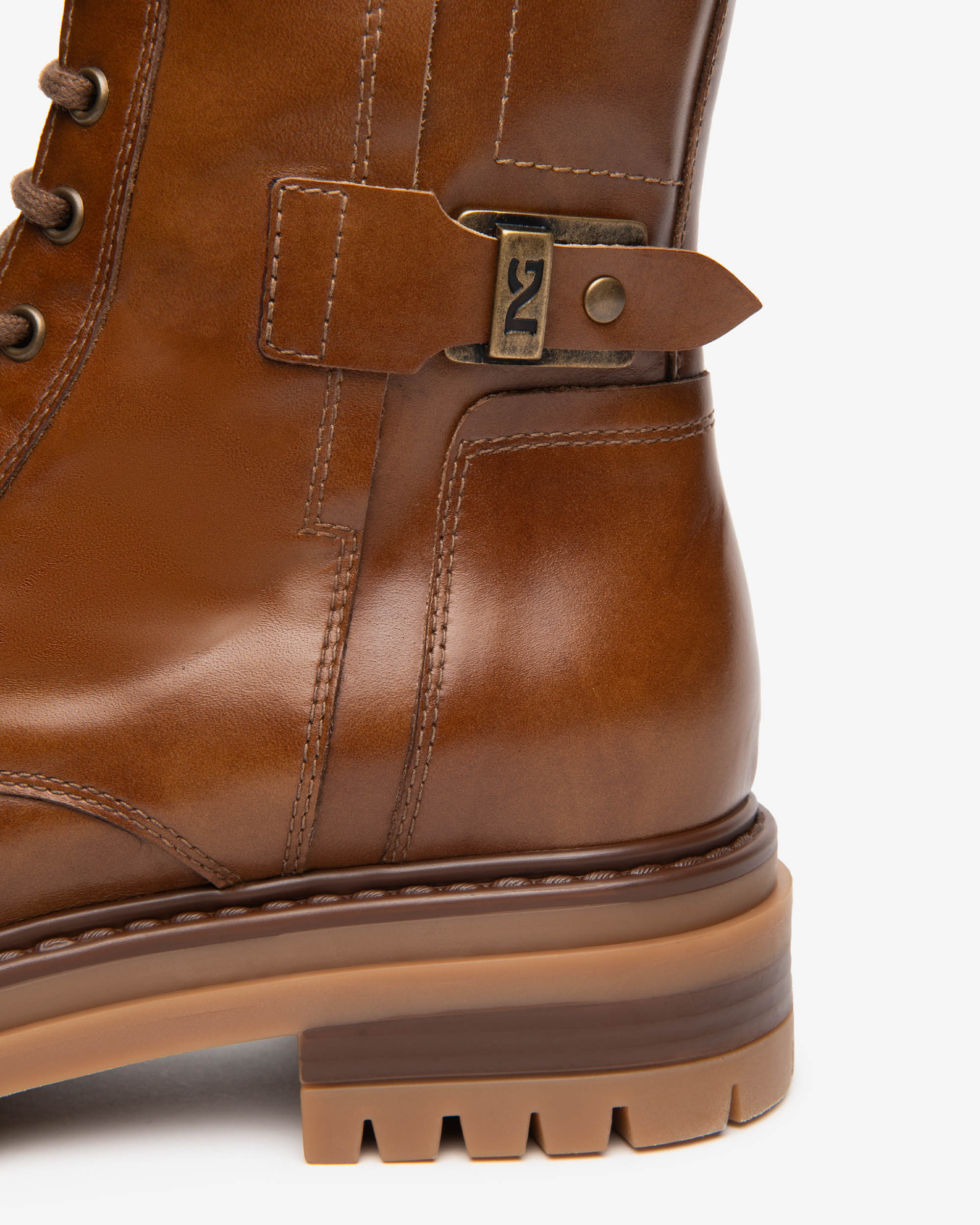 Nero Giardini Combat Boots bottines cuir femme talon