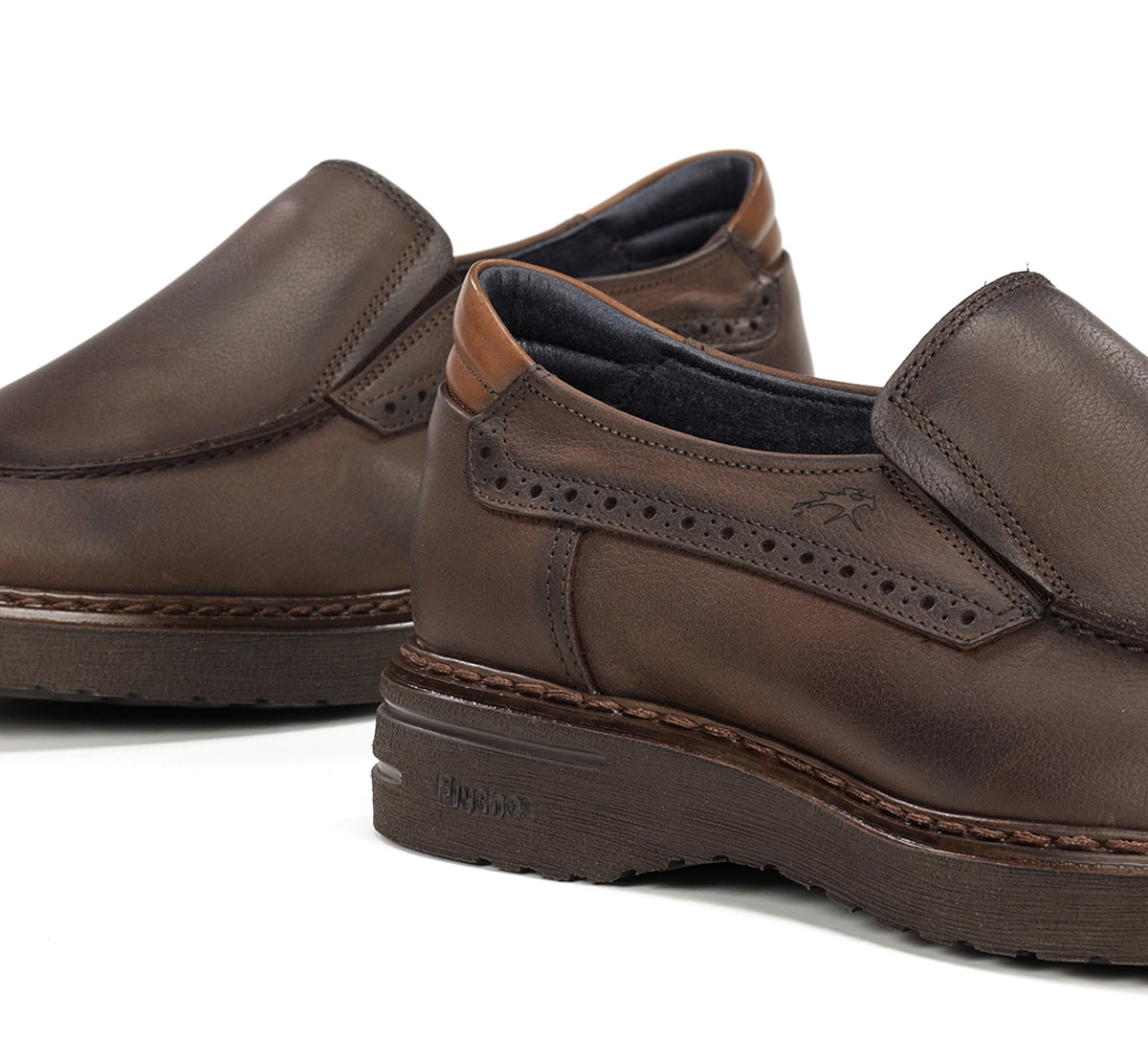 Fluchos Warrior F2031 slip on marron homme cuir