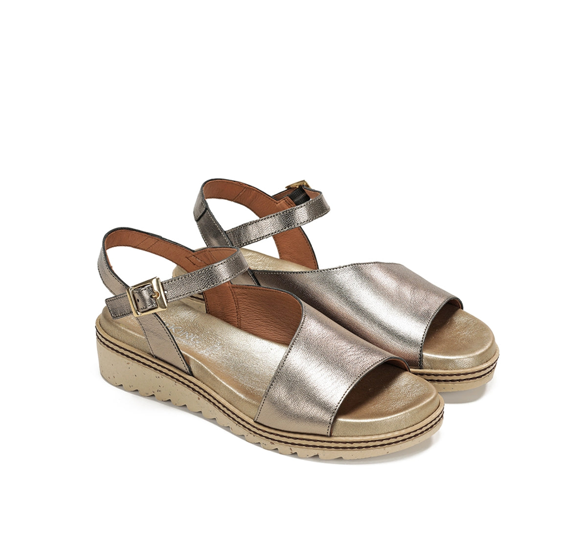 Dorking Espe D8771 sandales argent confort femme