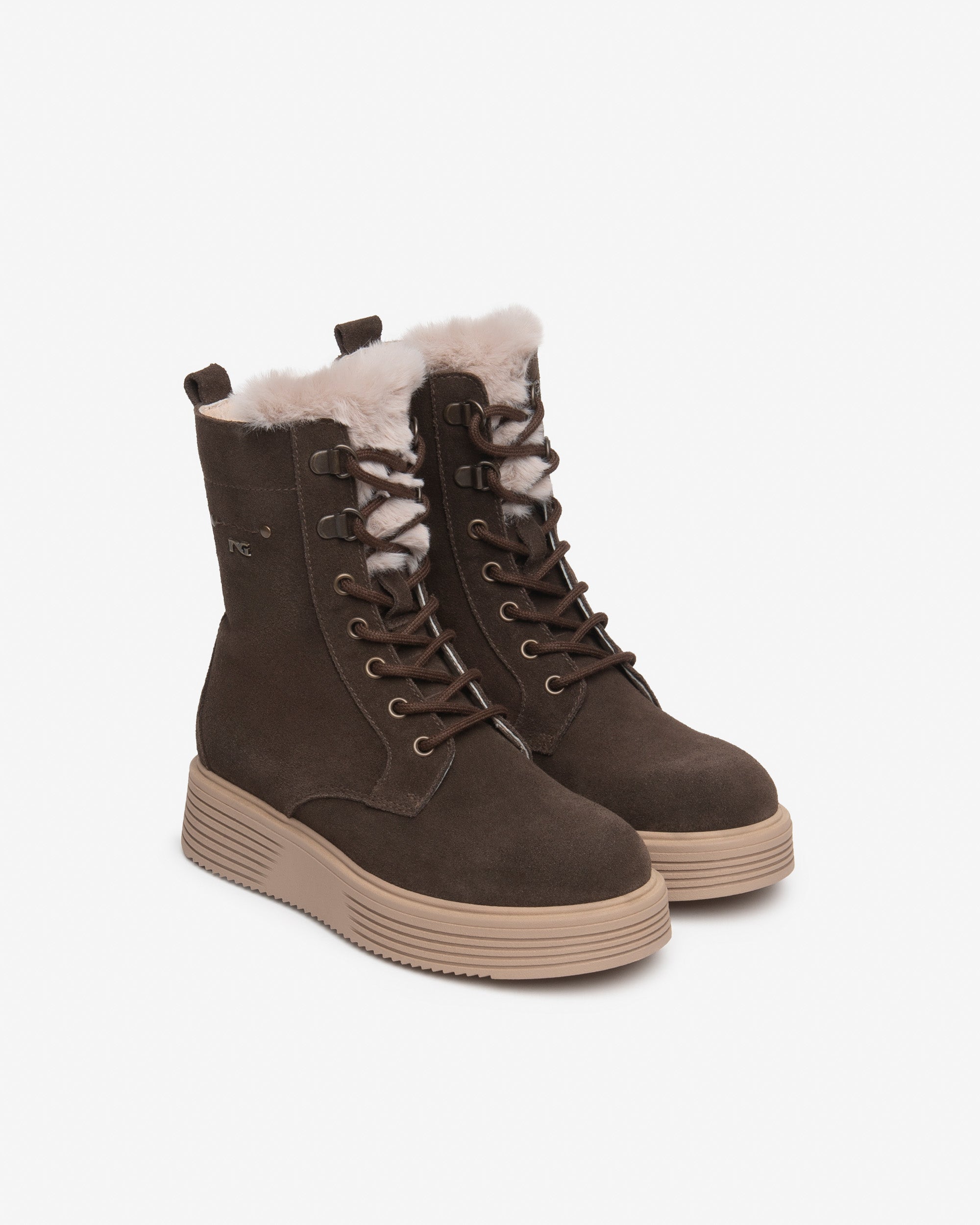 Nero Giardini Combat Boots bottines fille daim pointure 36
