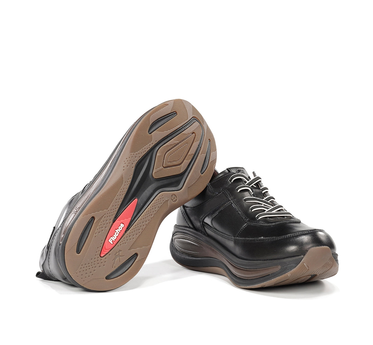 Fluchos Showstep F2579 baskets femme noir confort