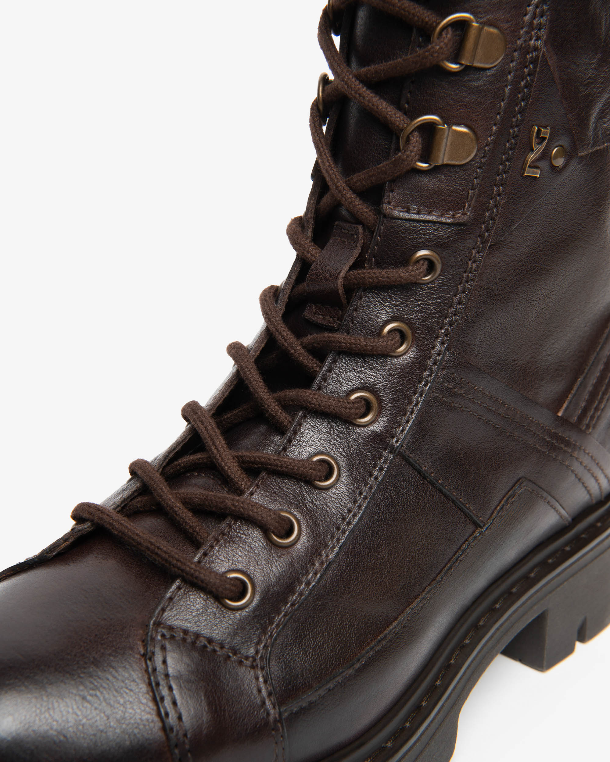 Nero Giardini Combat Boots rangers cuir femme