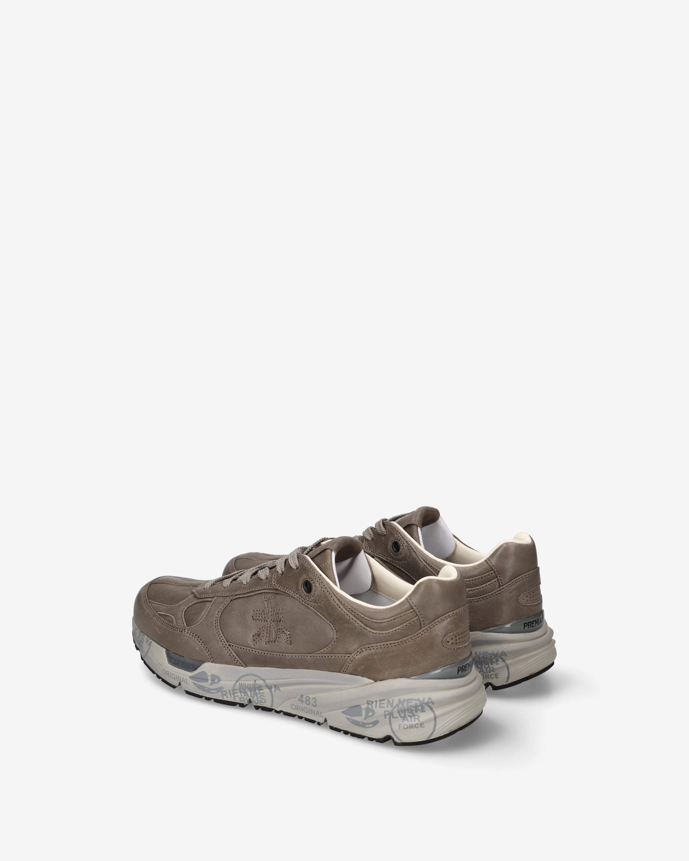 Premiata Mase25 8419 baskets taupe cuir pointure 34-47