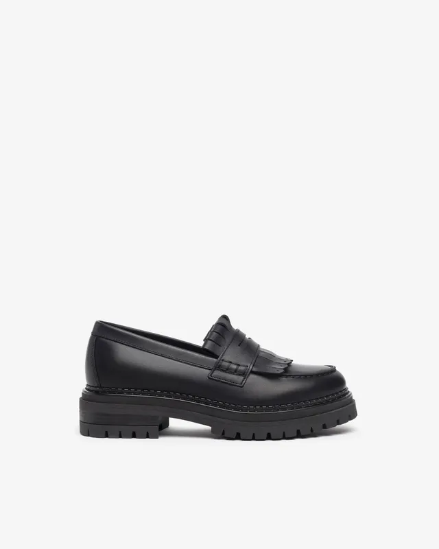 Nero Giardini mocassin cuir femme automne-hiver confort