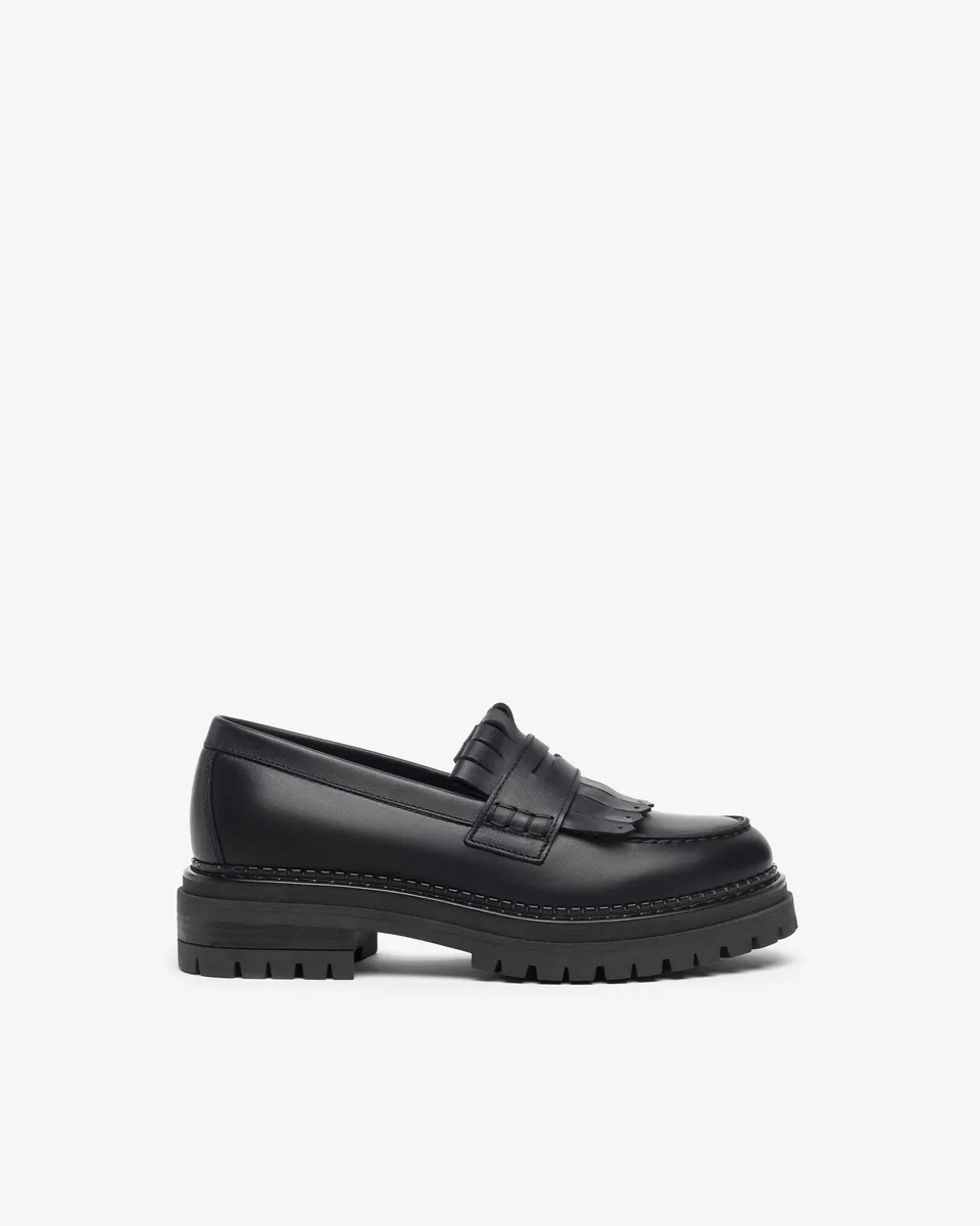Nero Giardini mocassin cuir femme automne-hiver confort