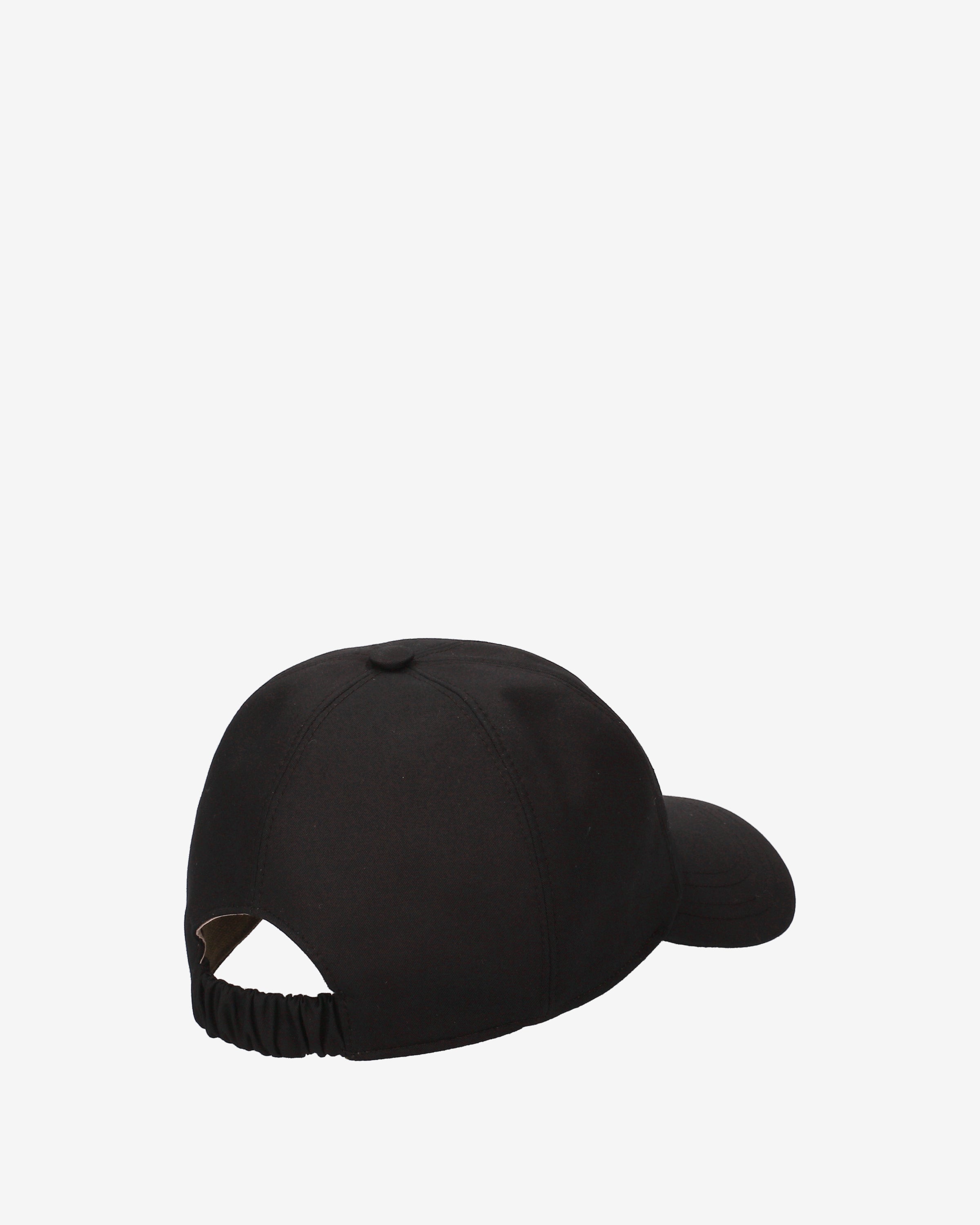Premiata casquette baseball coton noir logo brodé