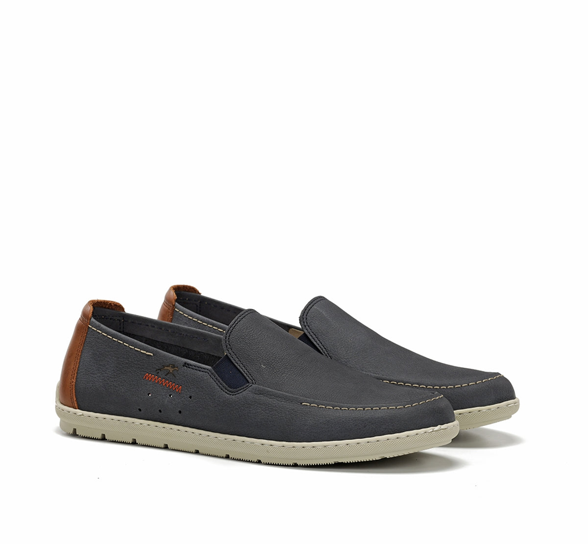 Fluchos Andy F2370 slip on homme bleu confort