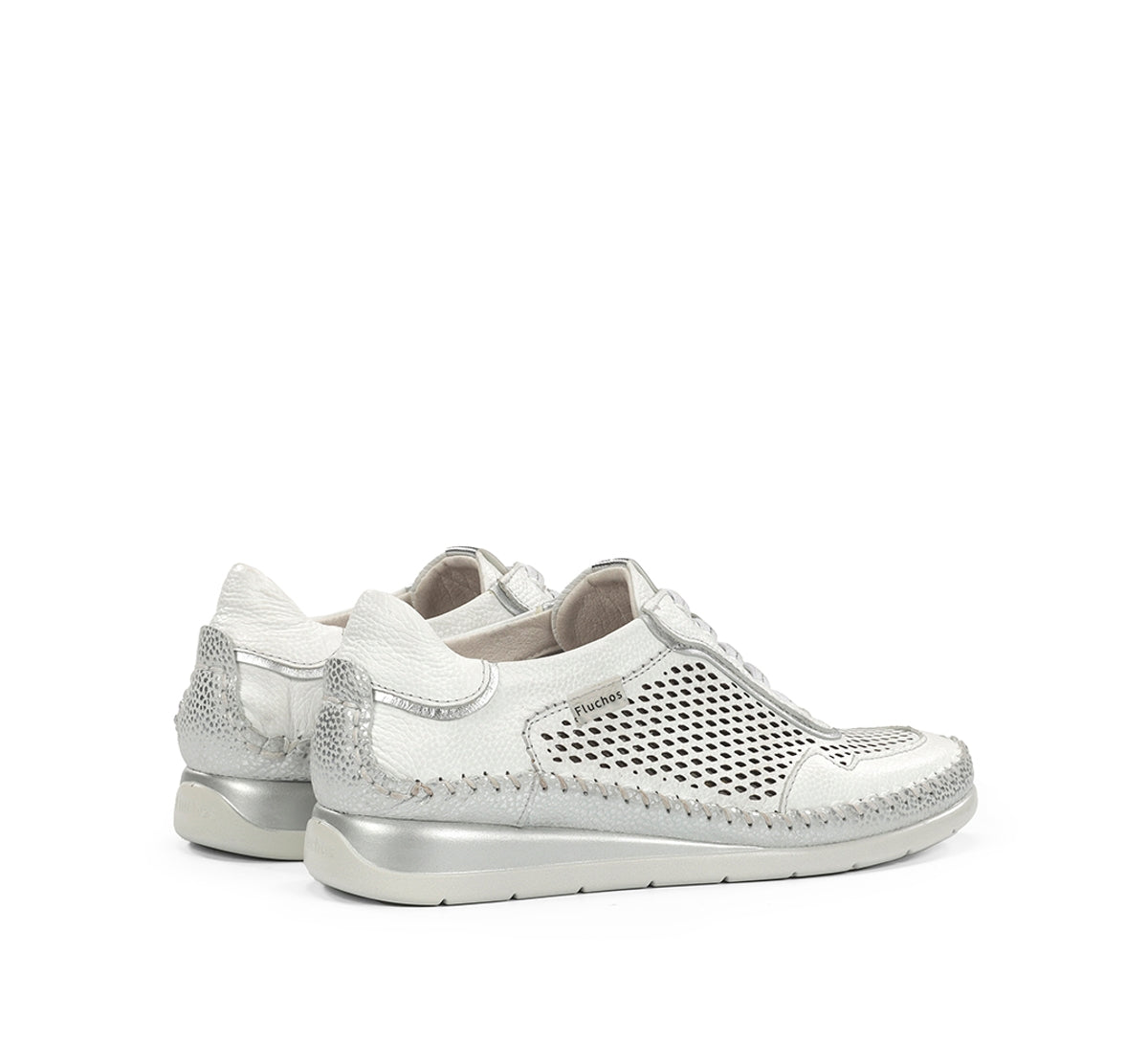 Fluchos Sella F2143 basket blanche femme compensee