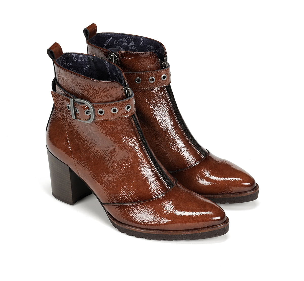 Dorking Thais D8300 bottine femme marron talon