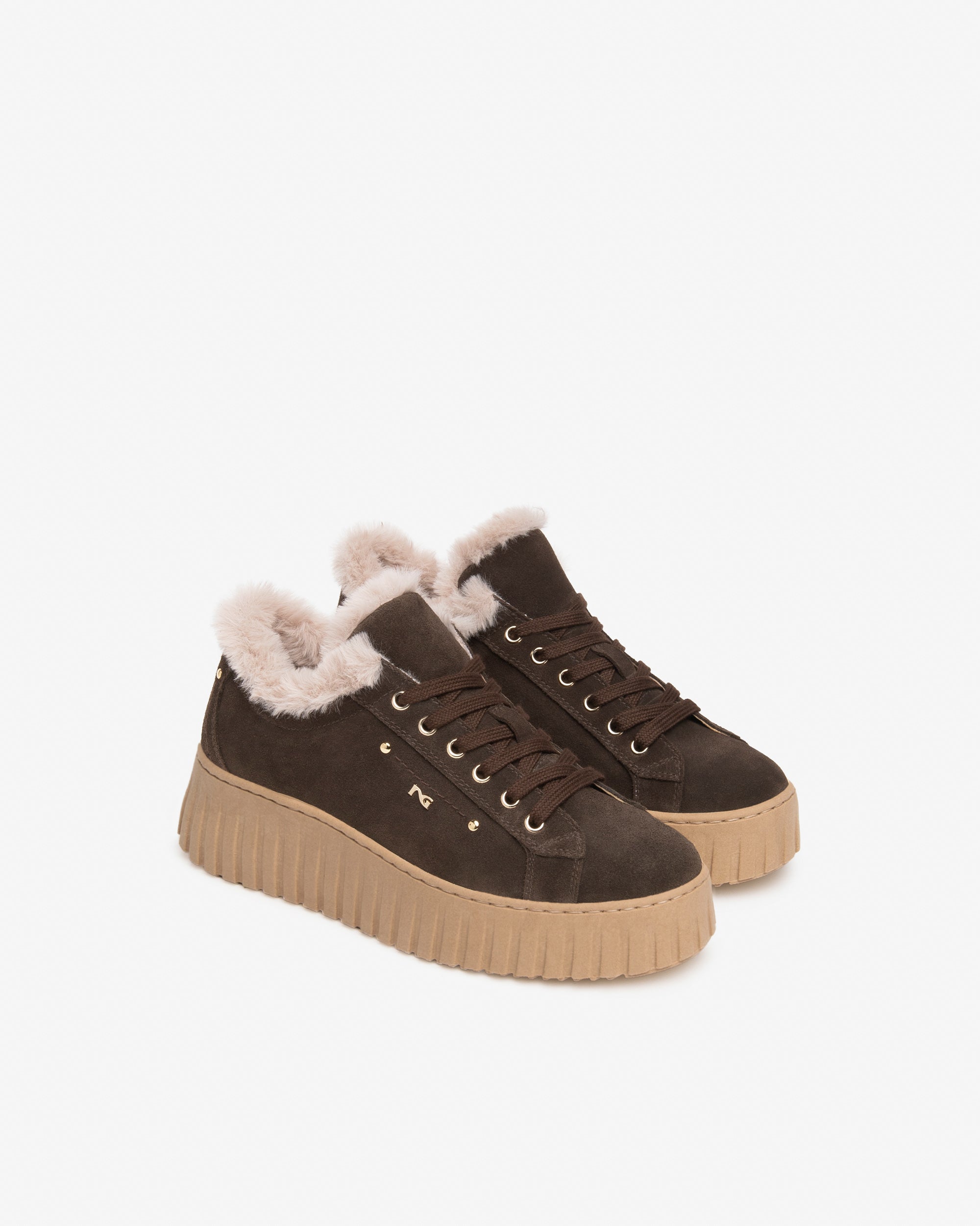 Nero Giardini Sneakers baskets daim femme plateforme