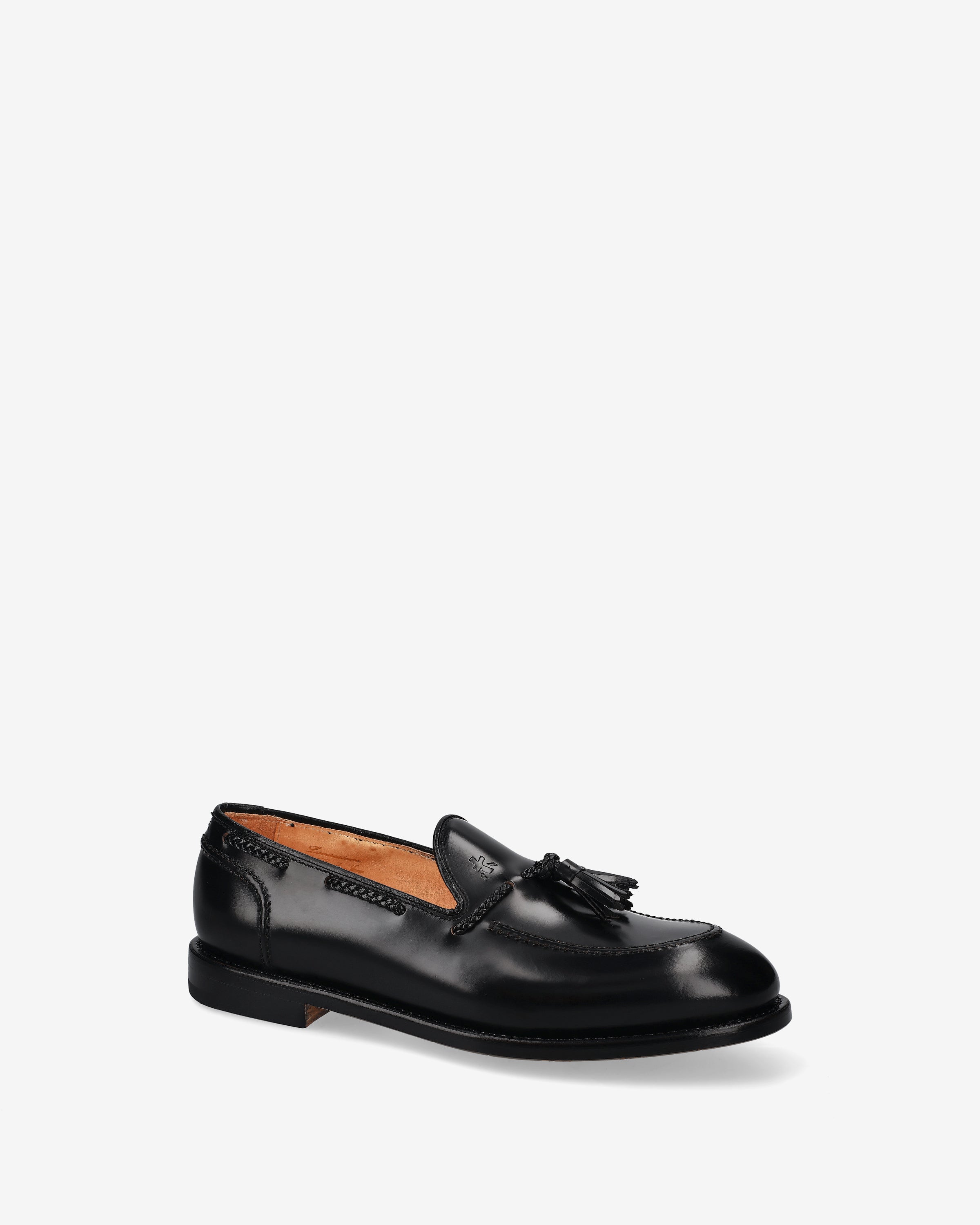 Premiata Sneakers mocassins cuir homme noir à glands
