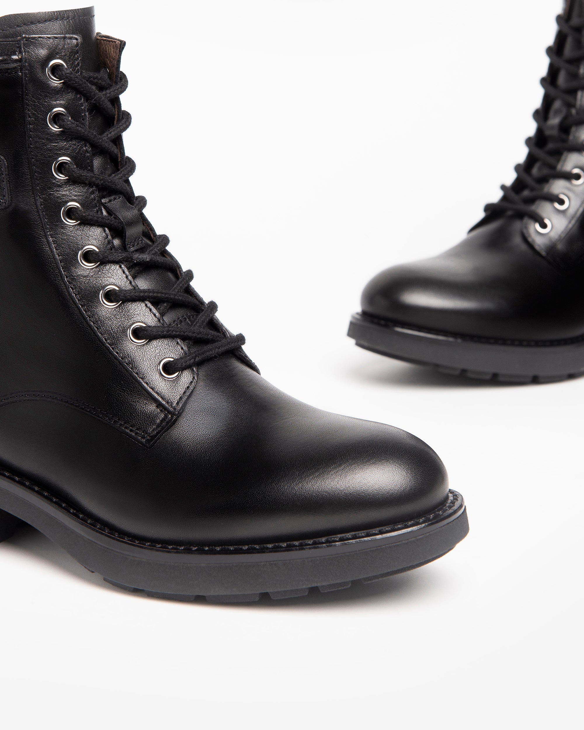 Nero Giardini Combat Boots bottines cuir femme hiver