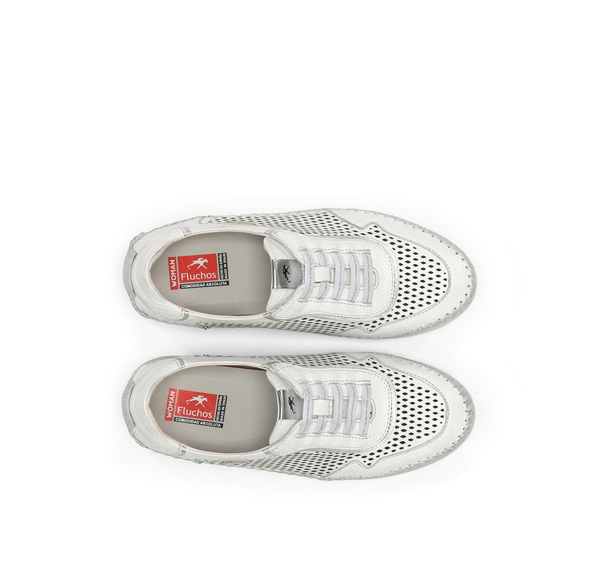 Fluchos Sella F2143 basket blanche femme compensee