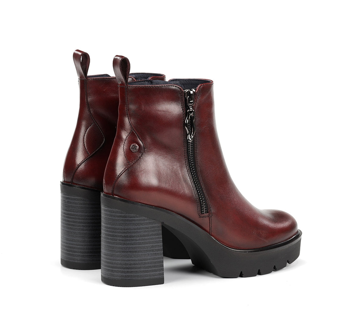 Dorking by Fluchos Alert D9562 bottines bordeaux talon