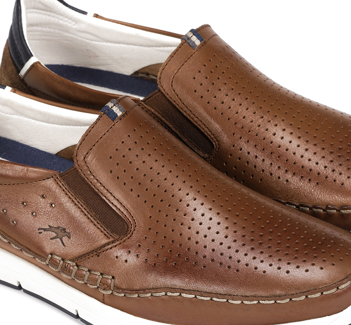 Fluchos Yannic F1445 slip-on homme marron lacets