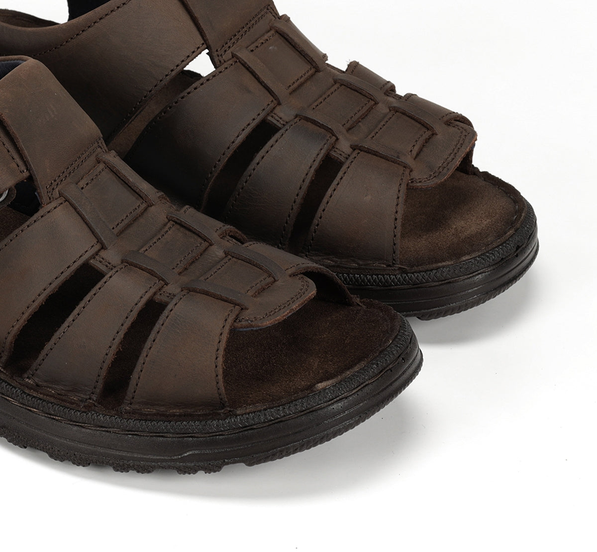 Fluchos Azores F2200 sandale homme marron velcro