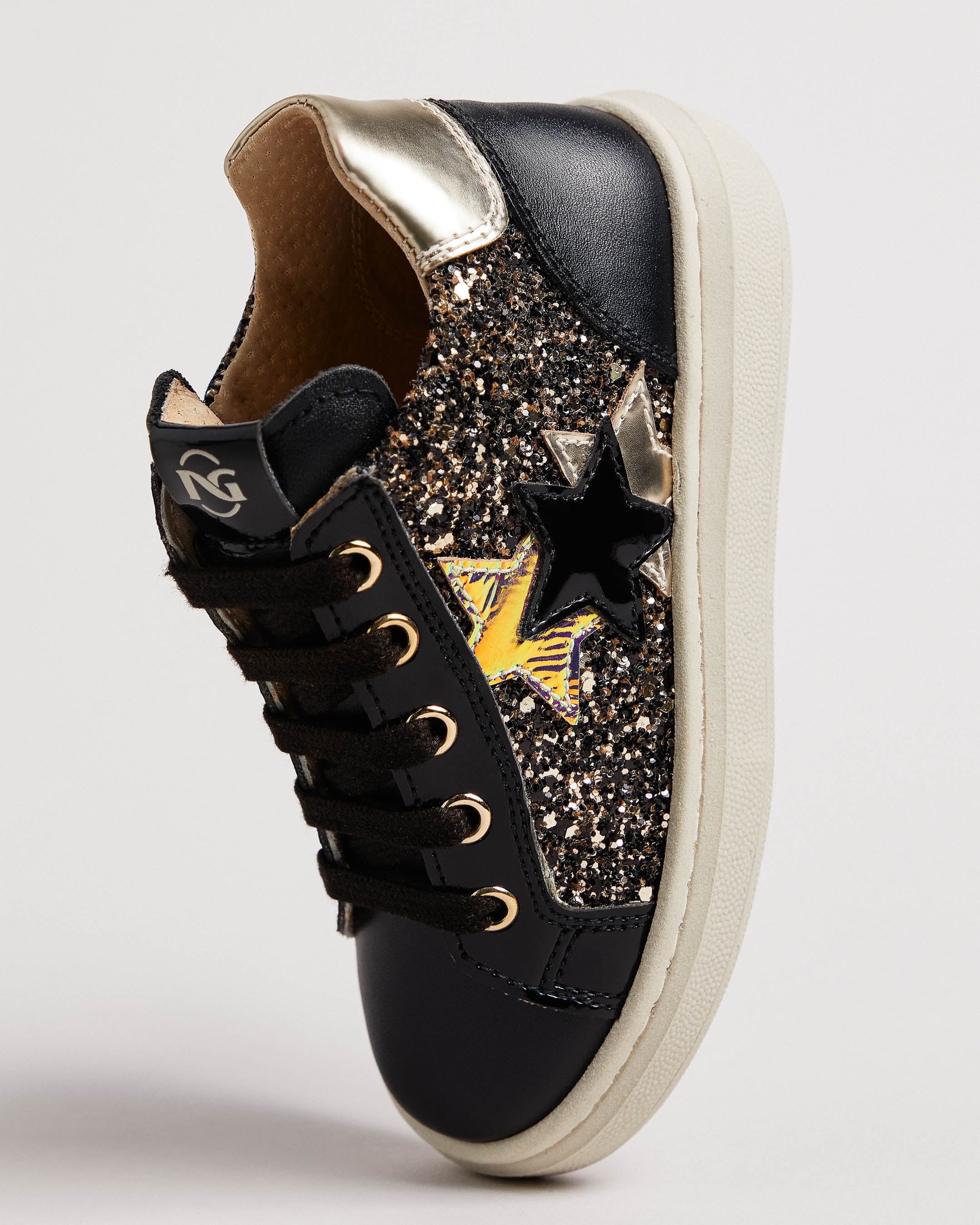 Nero Giardini Sneakers baskets fille toile cuir légère