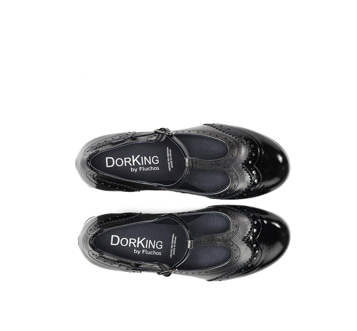 Dorking Dacy D9618 mocassin gris femme à talon