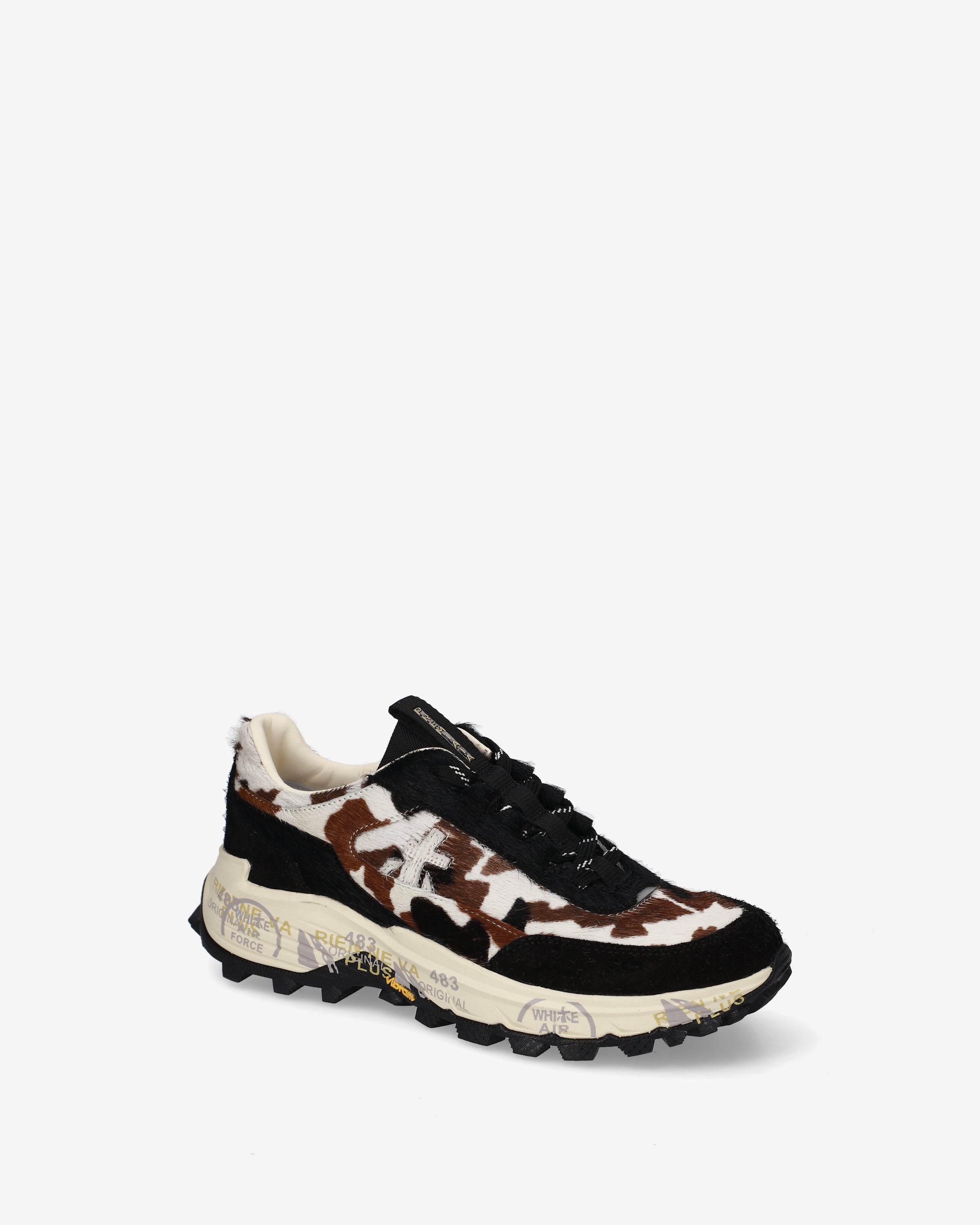Premiata Devind 504 baskets femme imprimé vache