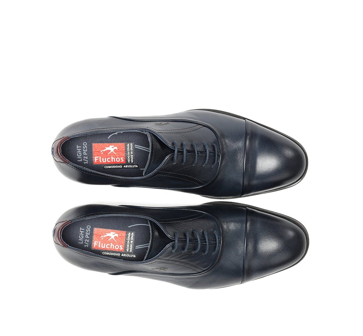 Fluchos Asgard F1837 derbies bleu cuir homme