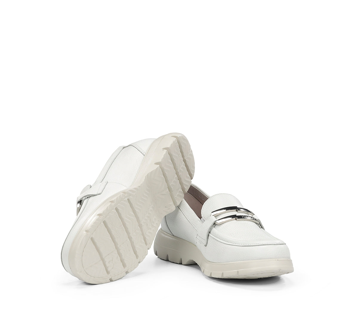 Fluchos Gladis F2201 mocassin femme blanc leger