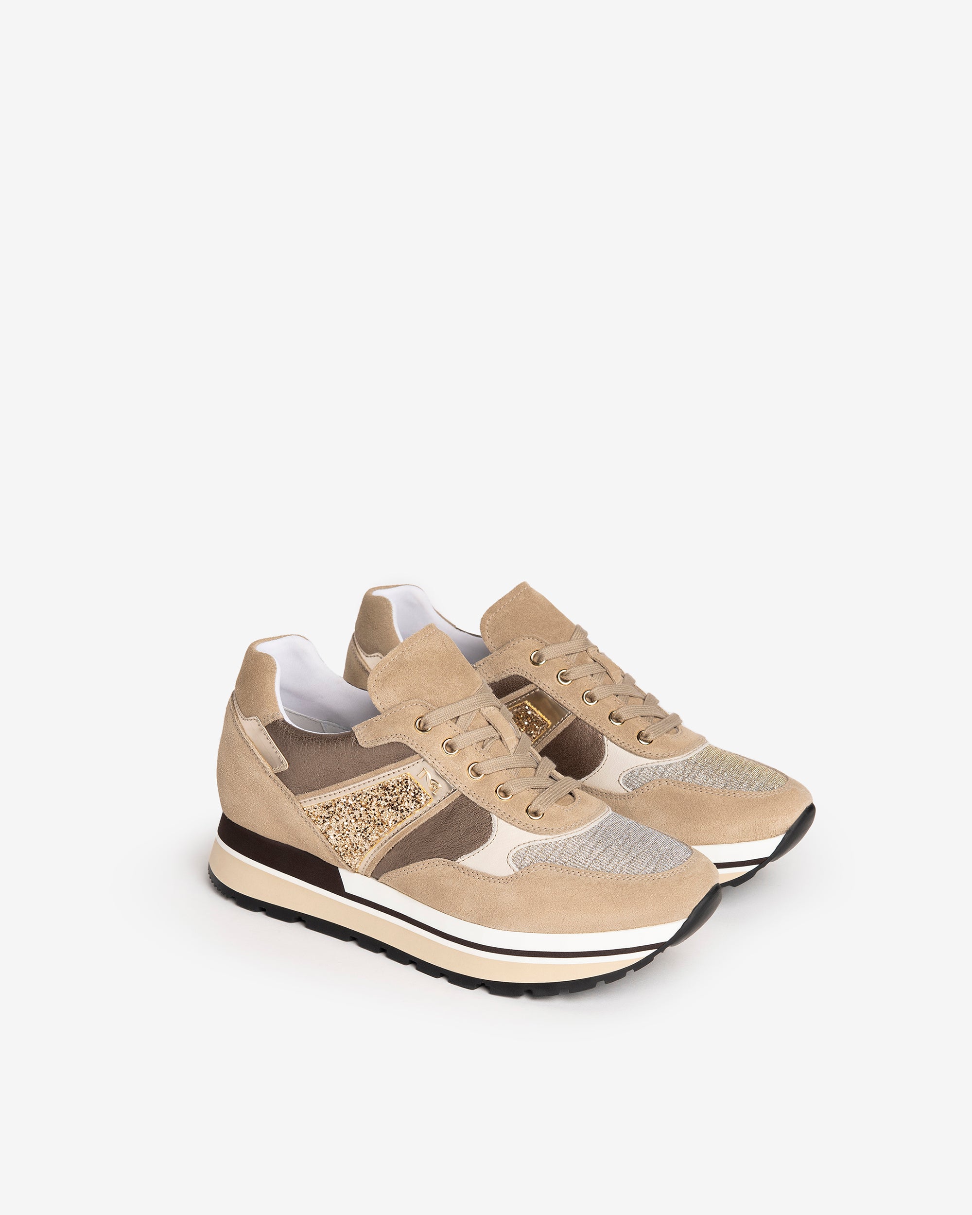Nero Giardini Sneakers baskets cuir daim femme