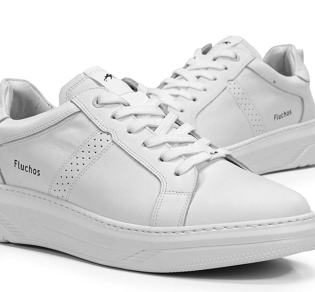 Fluchos Boston F1966 baskets homme blanc confort