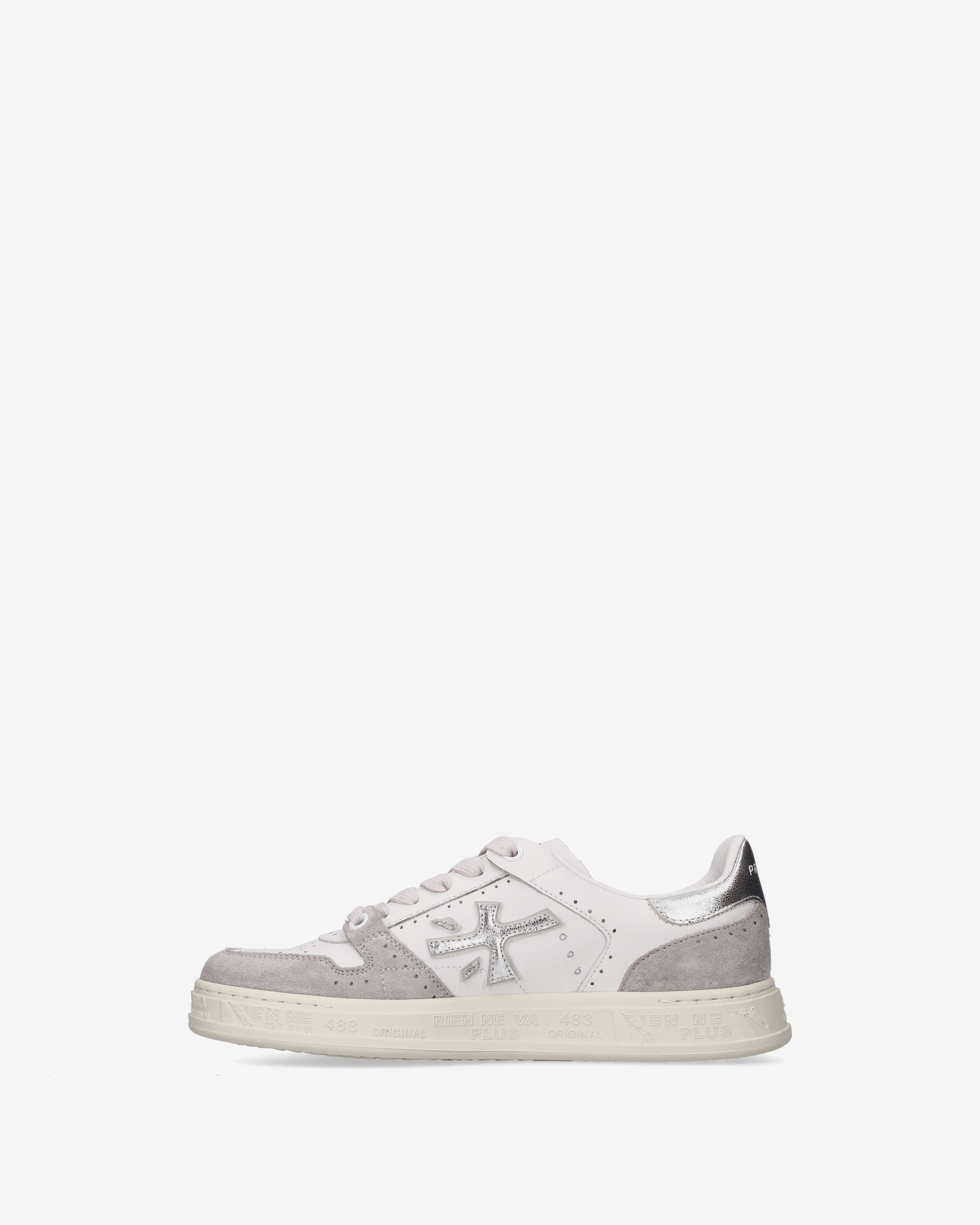 Premiata Quinnd 8642 sneakers femme blanc crème argent