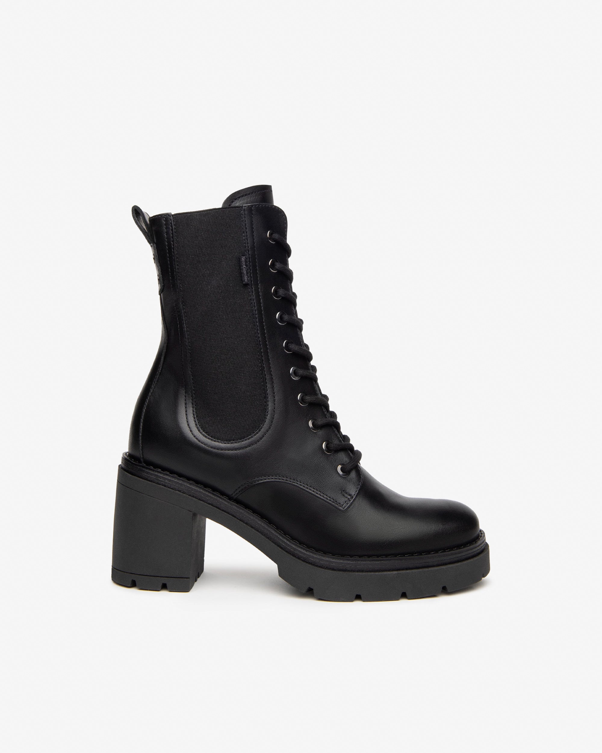 Nero Giardini Combat Boots rangers cuir femme 38 hiver