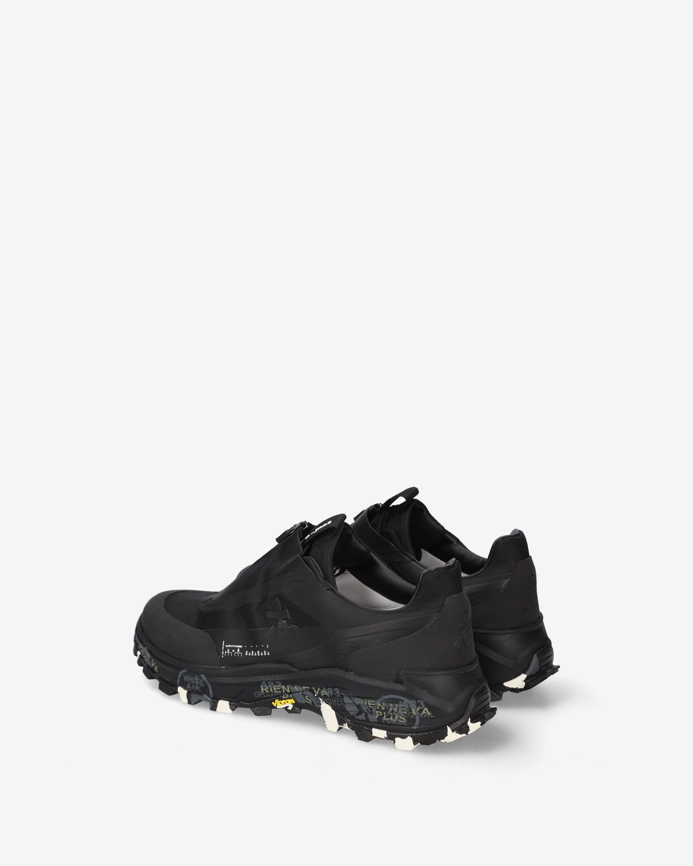 Premiata Sciliar 498 sneakers noires zip Vibram
