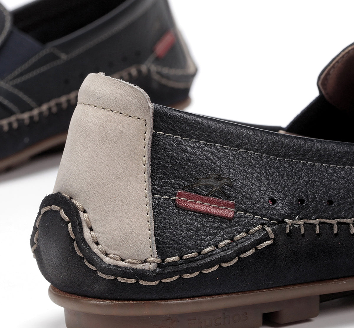Fluchos Dorian F1177 Slip On Homme Bleu