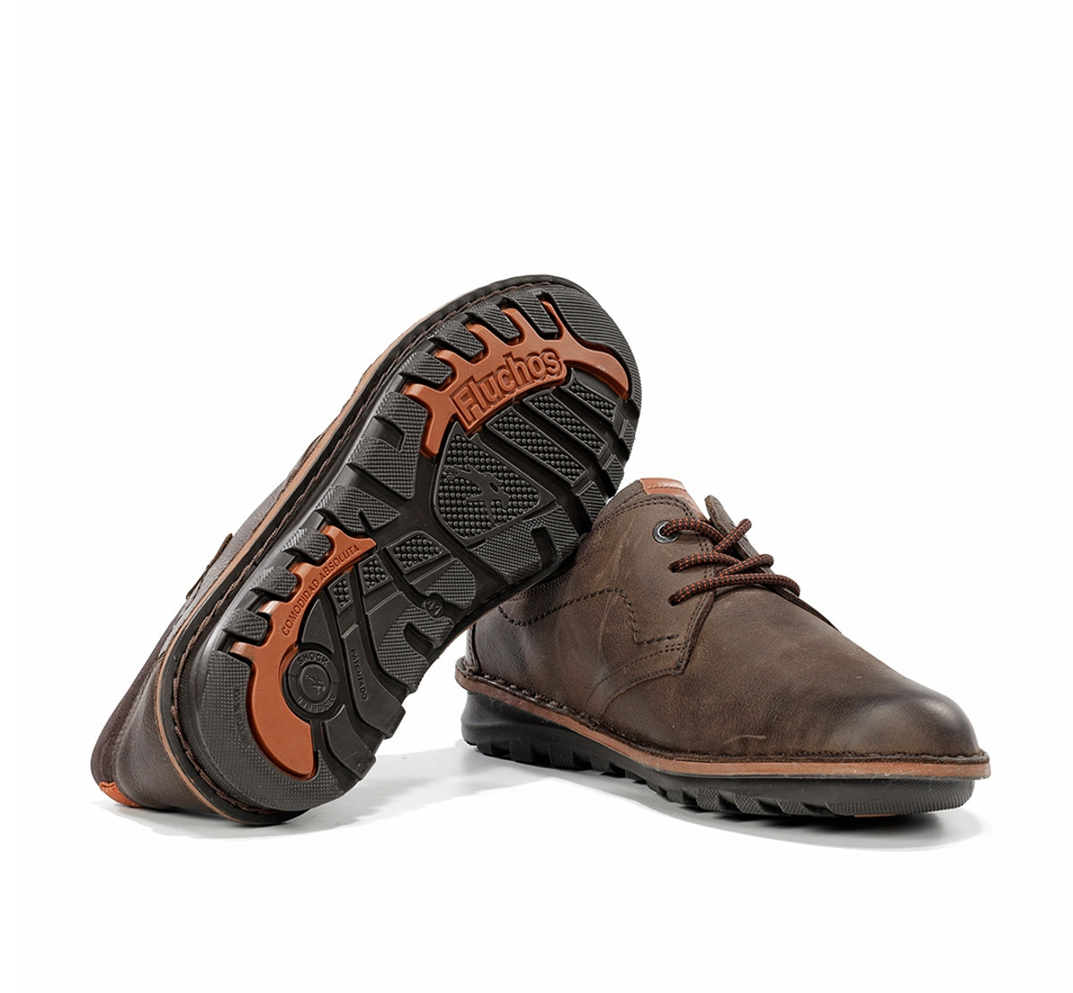 Fluchos Alvin F2526 chaussures homme marron cuir