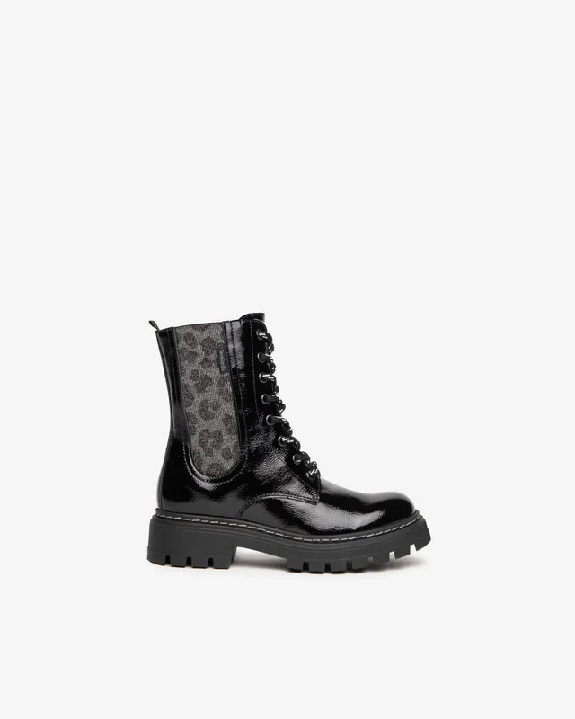 Nero Giardini Combat Boots rangers vernis fille 32