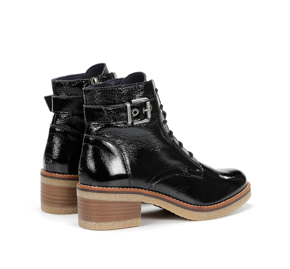 Dorking by Fluchos Lucero D8686 bottines noires crêpe