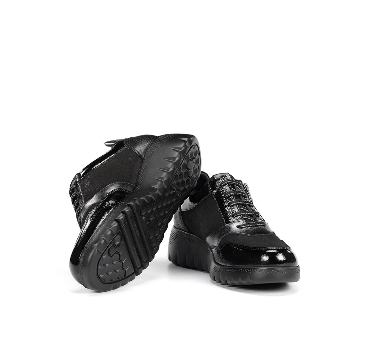 Fluchos Live F2248 basket noire femme compensée
