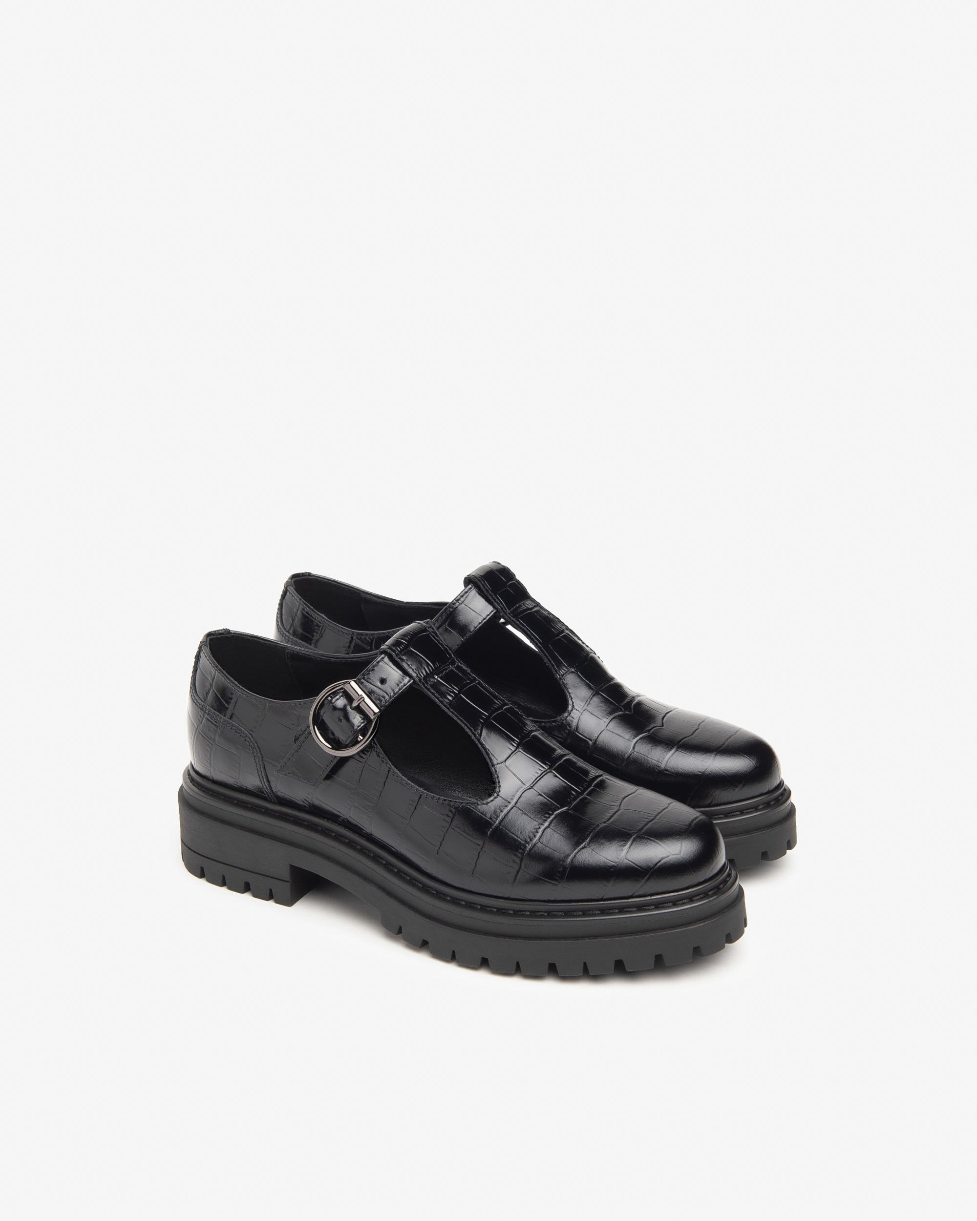 Nero Giardini Mary Jane babies cuir bordeaux talon 4 cm