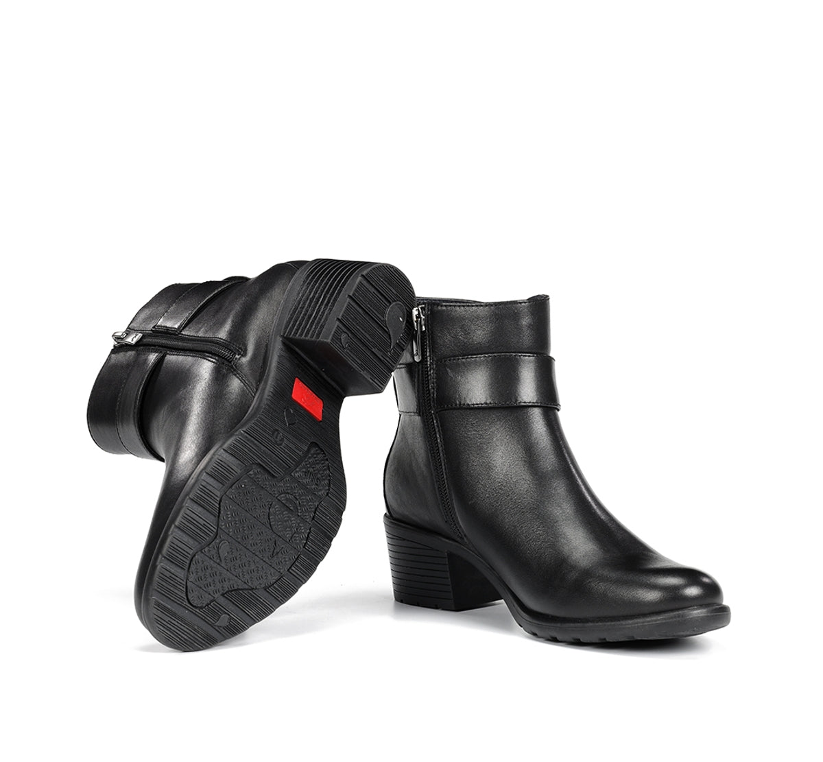 Fluchos Galit F2315 bottines femme noir talon bas