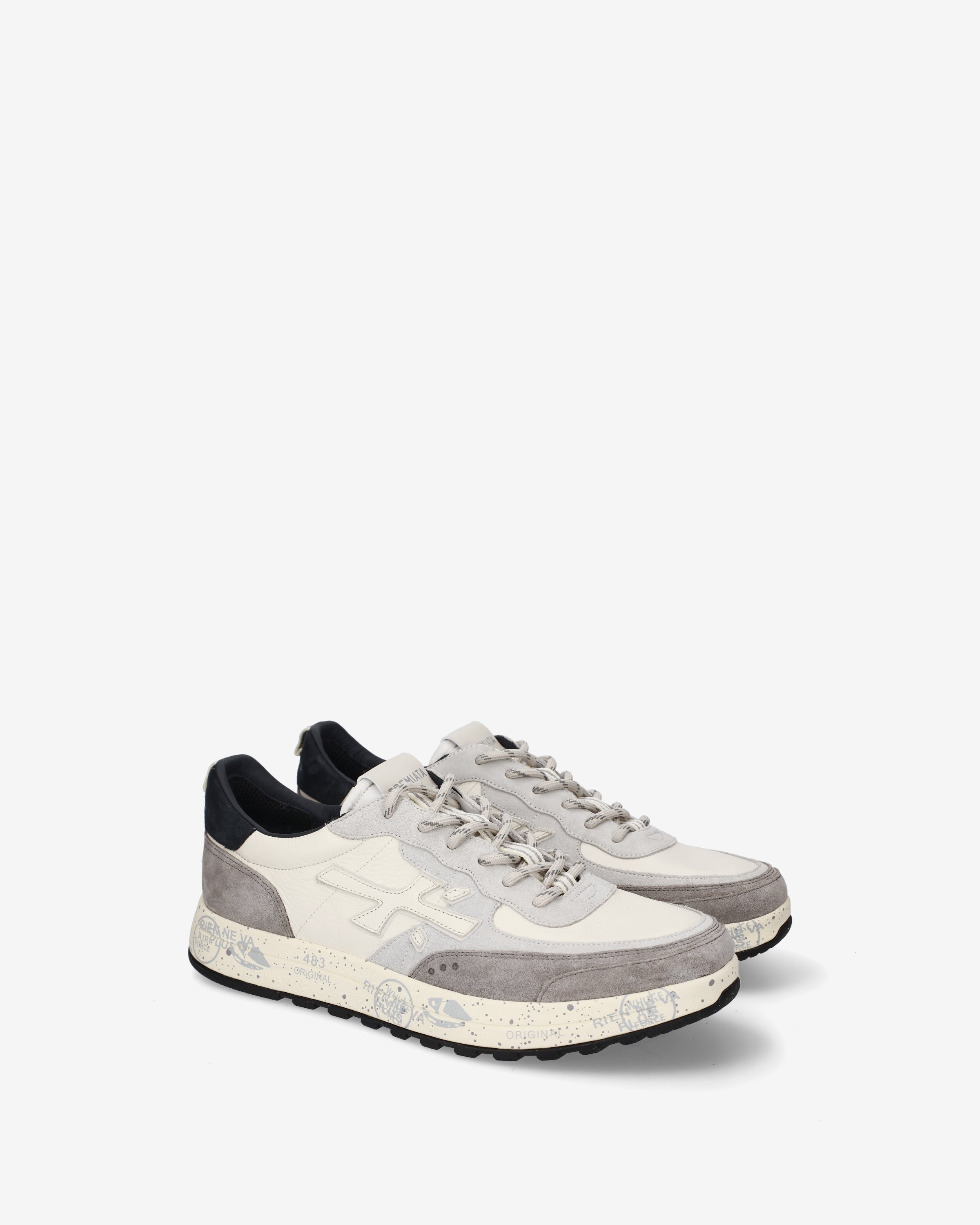 Premiata Nous 8466 sneakers crème tissu homme