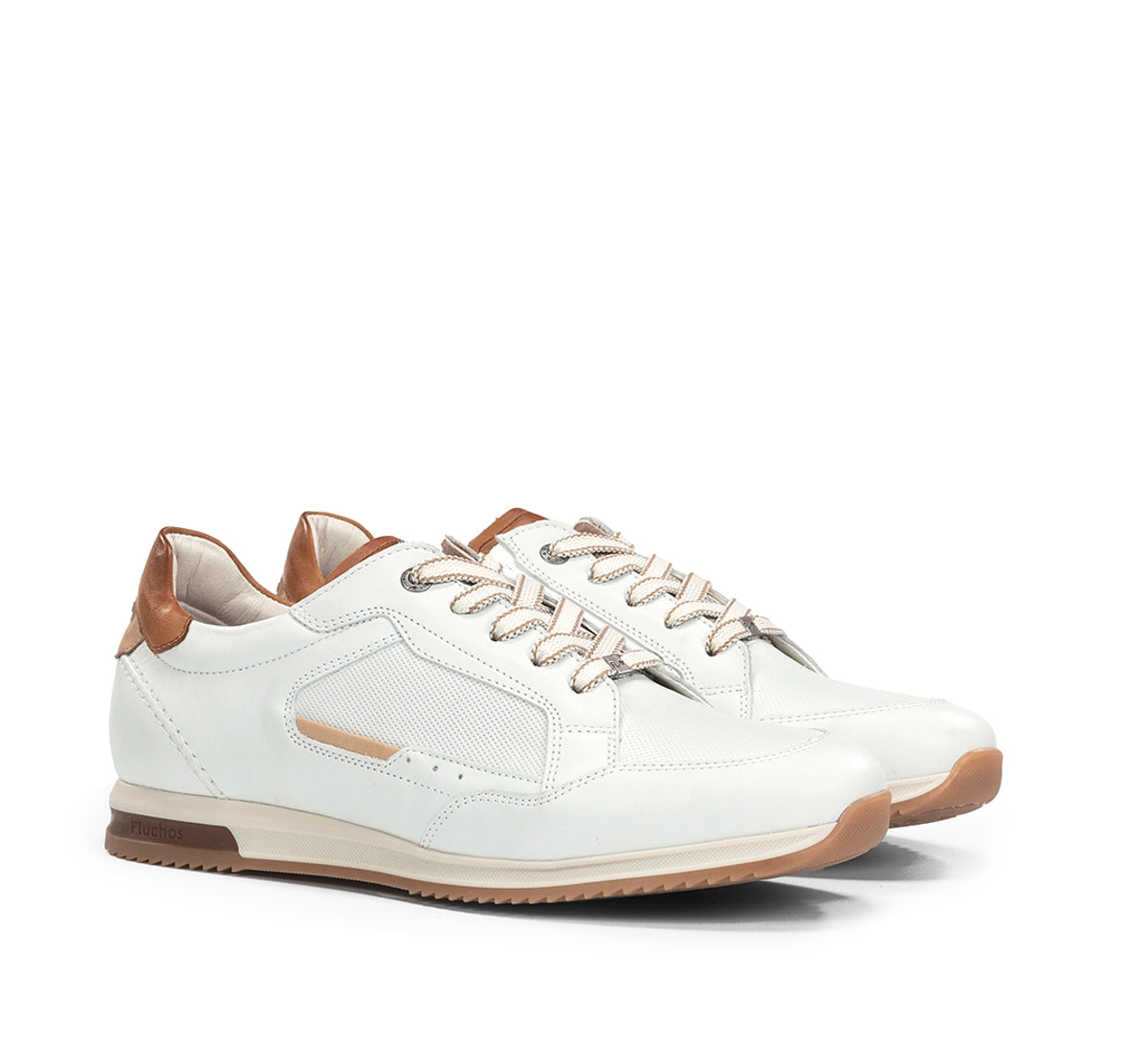 Fluchos Samir F2187 baskets blanc homme cuir