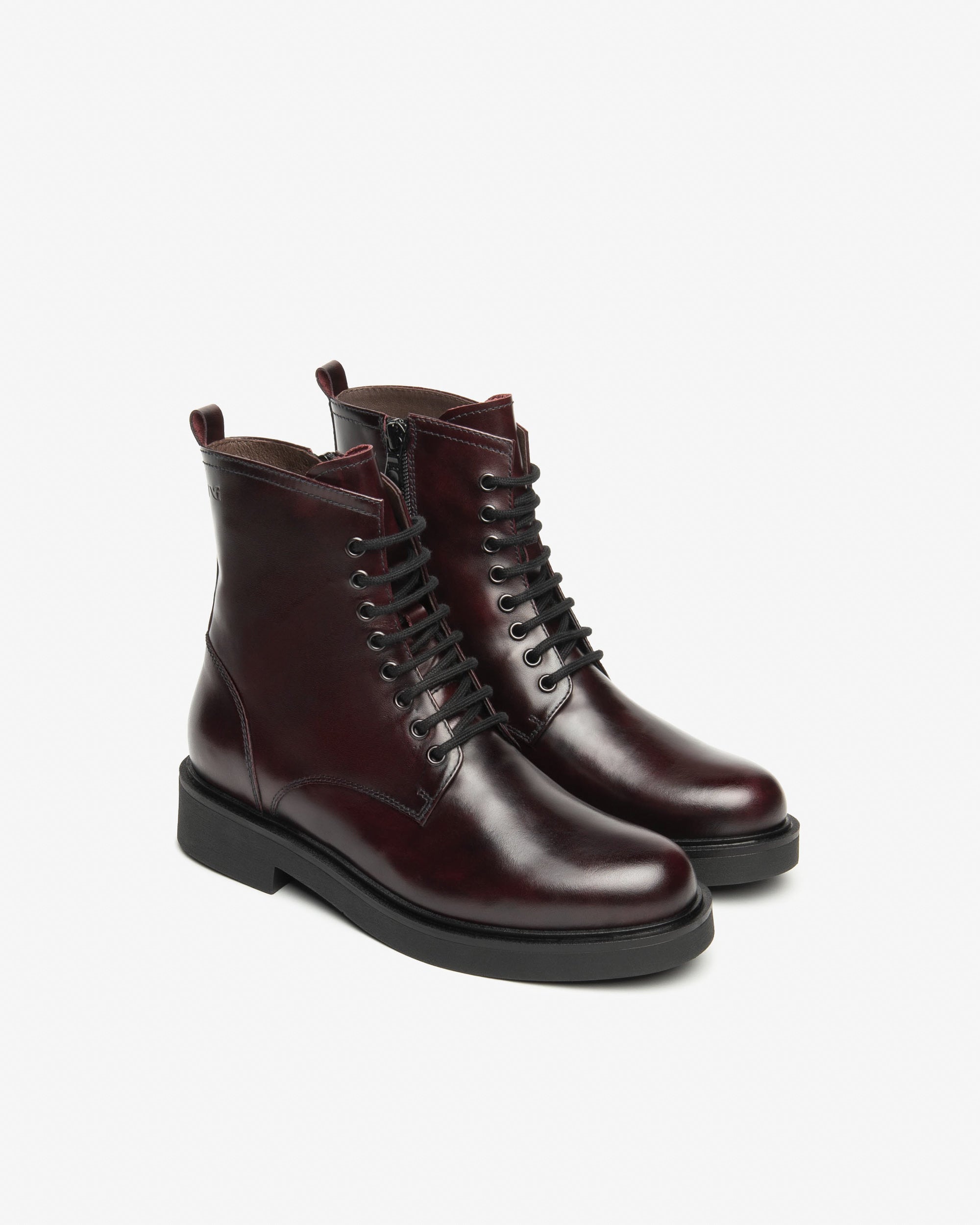 Nero Giardini Combat Boots bottines femme cuir hiver