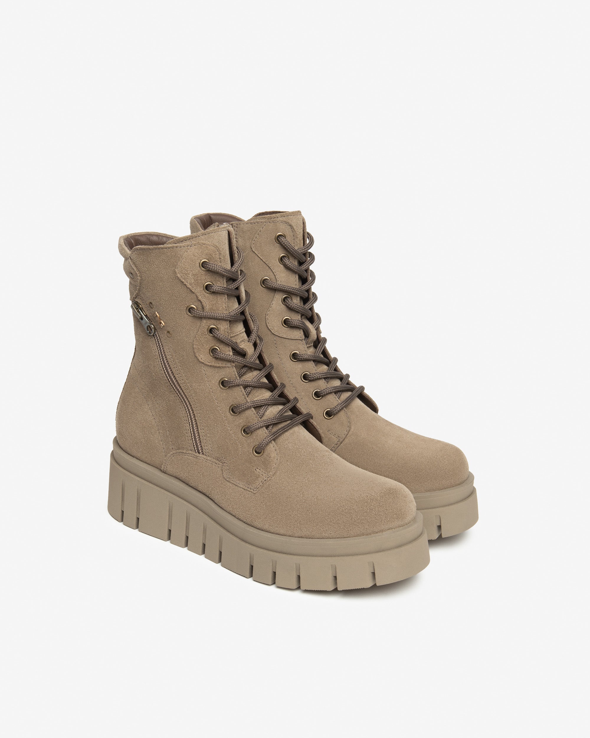 Nero Giardini Combat Boots rangers daim femme hiver