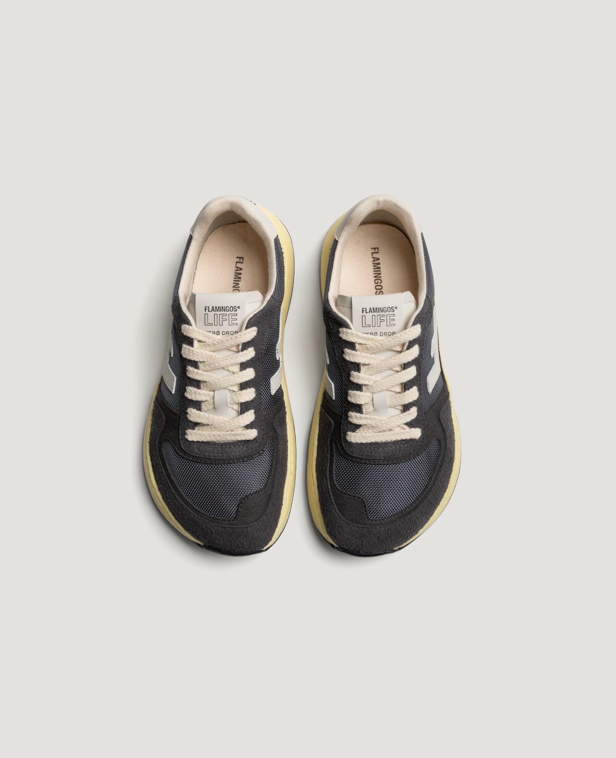 Flamingos Life Zero Drop Anthracite baskets barefoot gris