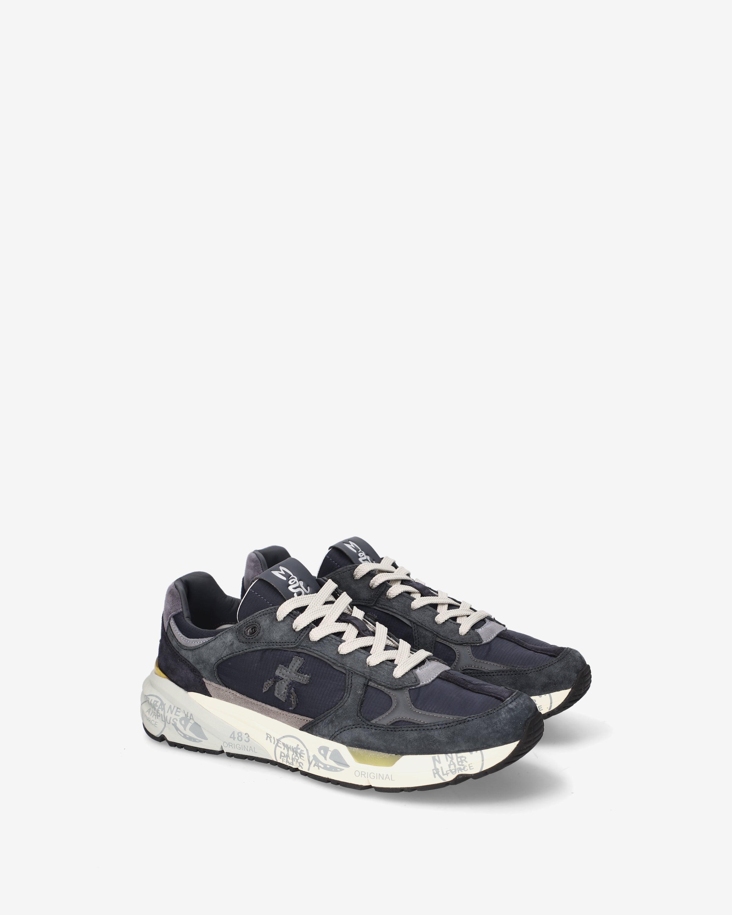 Premiata Mase 25 8428 sneakers daim bleu nuit