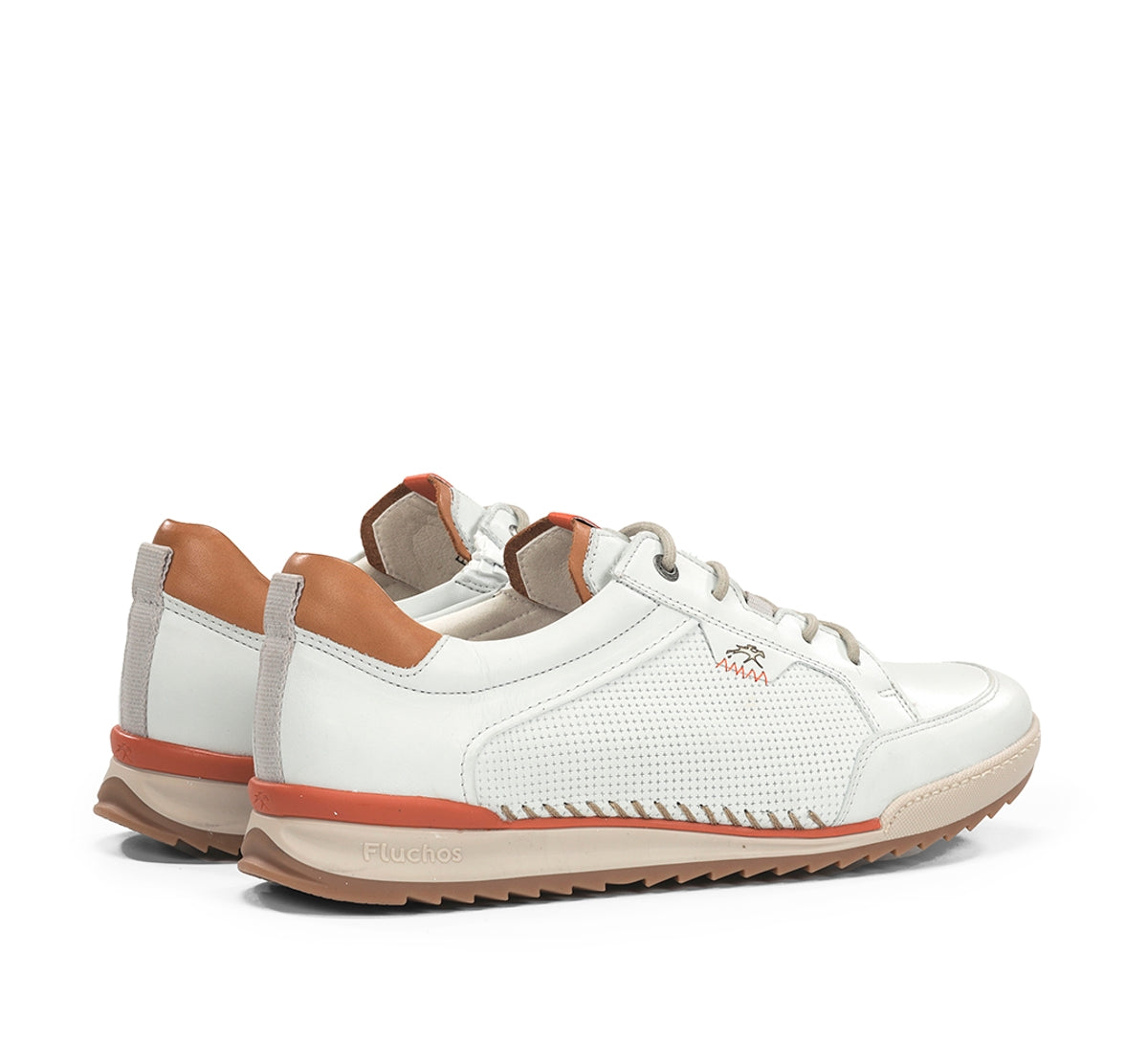 Fluchos Elder F2179 baskets homme blanc confort