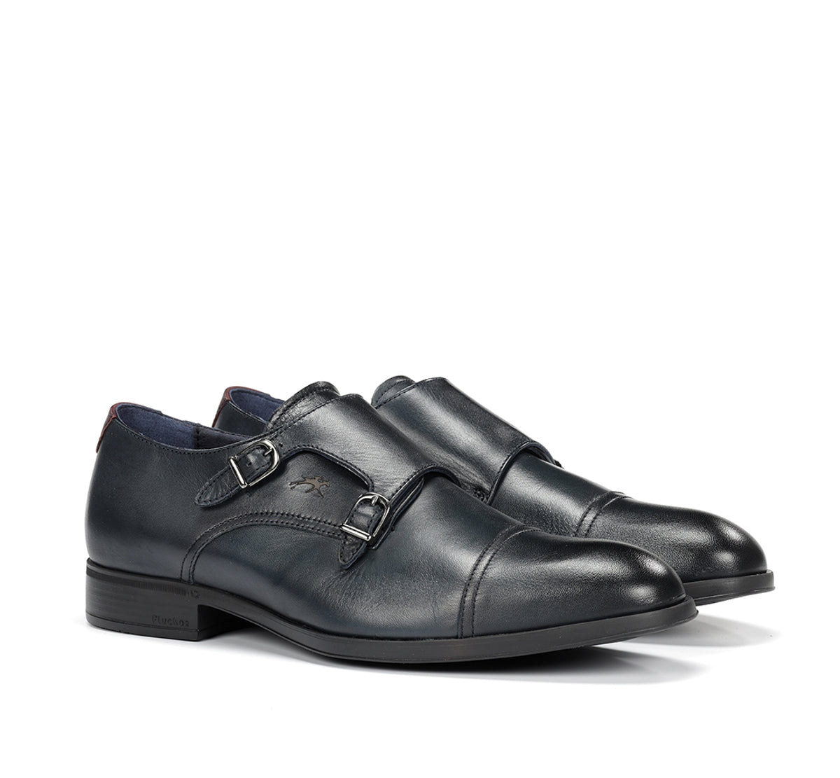 Fluchos Asgard F1838 derbies homme bleu cuir lisse